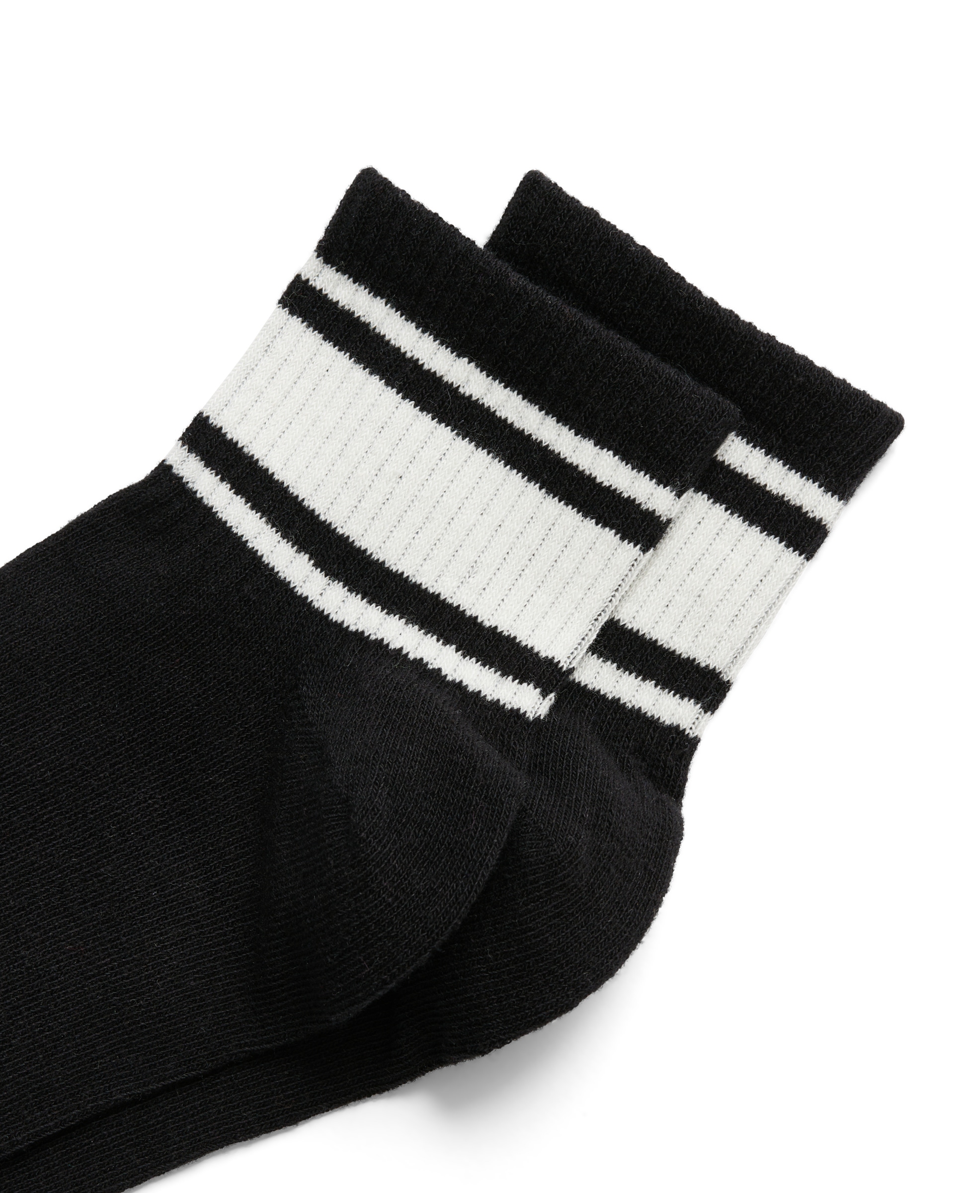 Unisex ECCOยฎ Retro Low-Cut Socks (2-Pack) - White - Detail-2