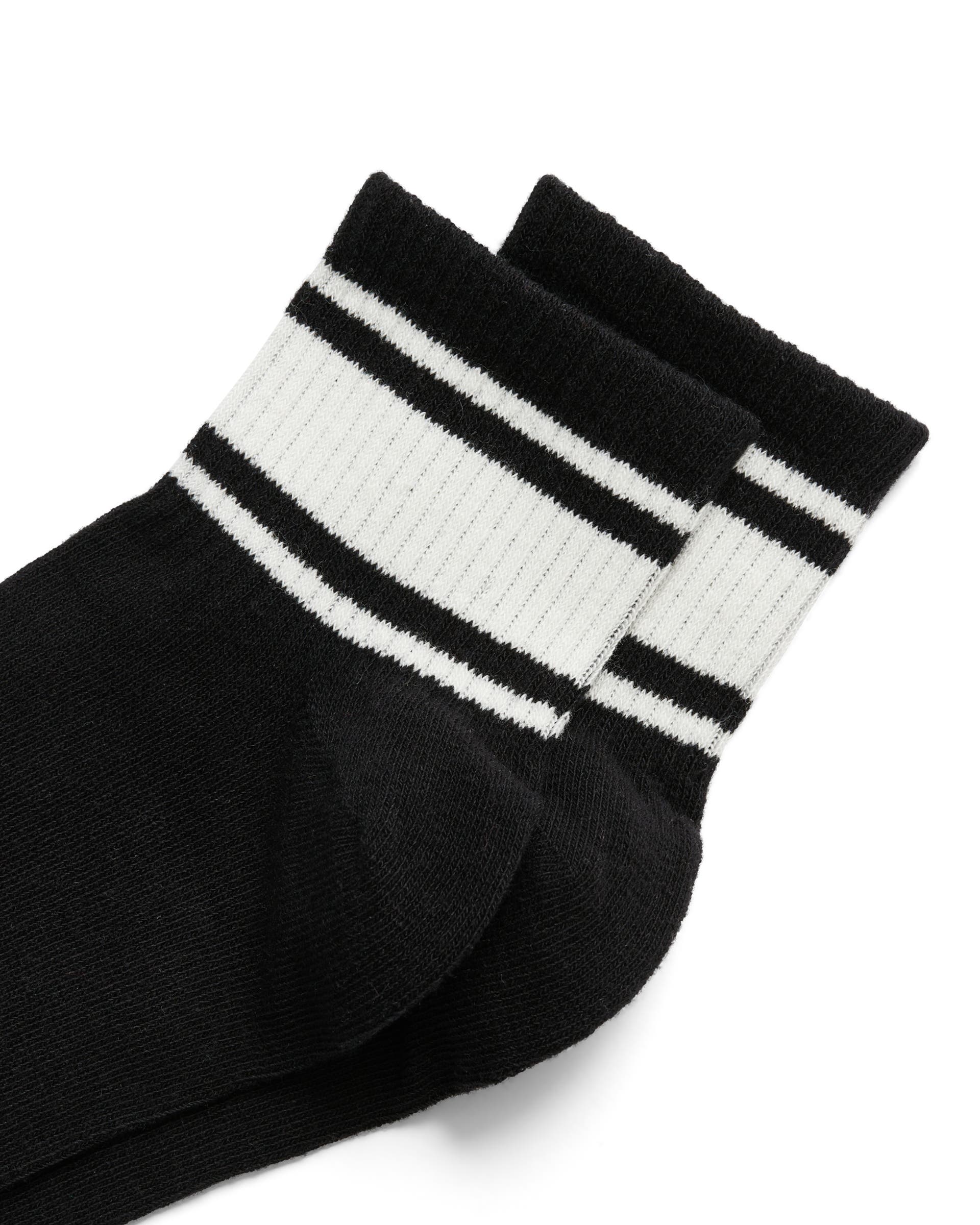 Unisex ECCO® Retro Low-Cut Socks (2-Pack) - White - Detail-2