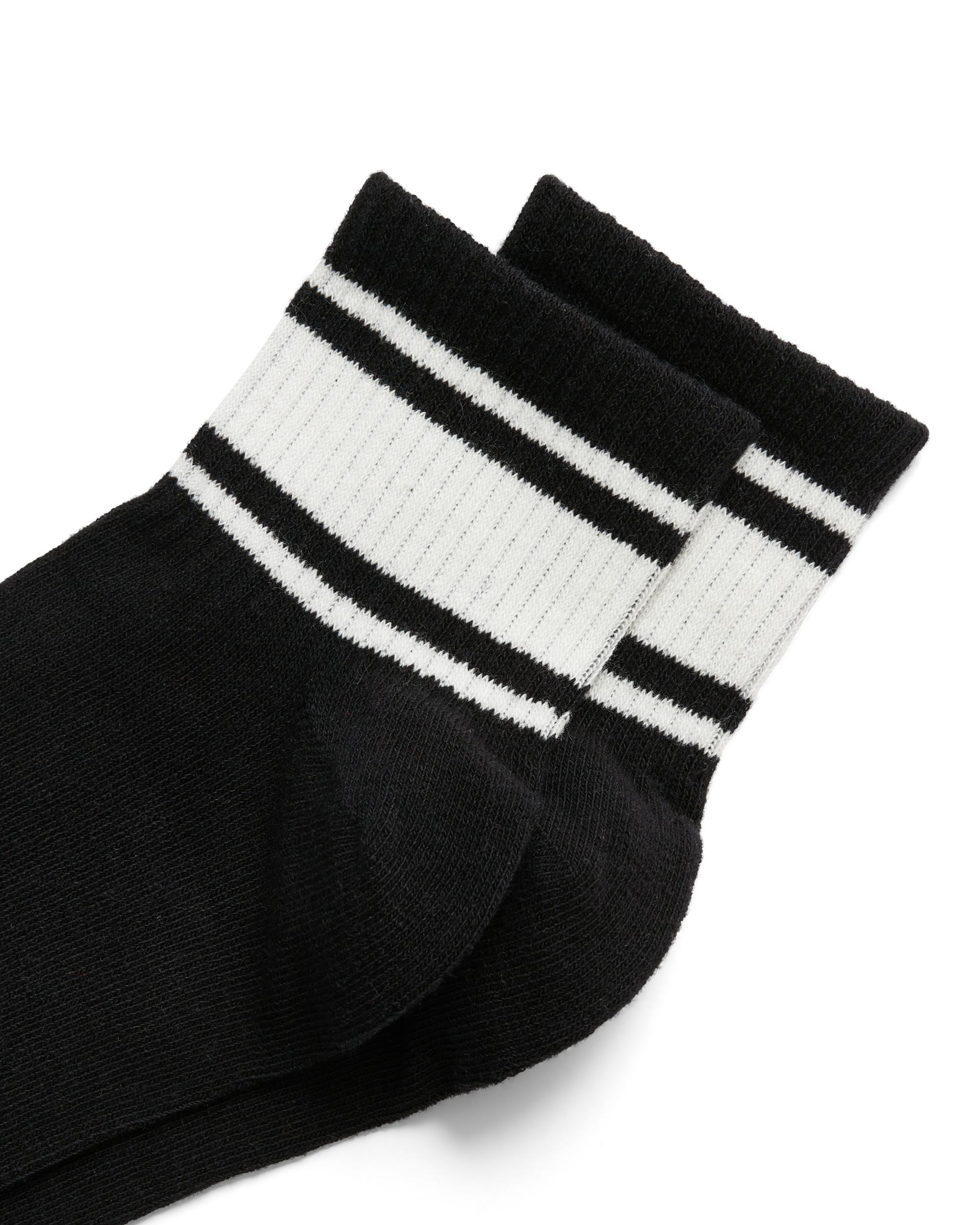 Unisex ECCO® Retro Low-Cut Socks (2-Pack) - White - Detail-2