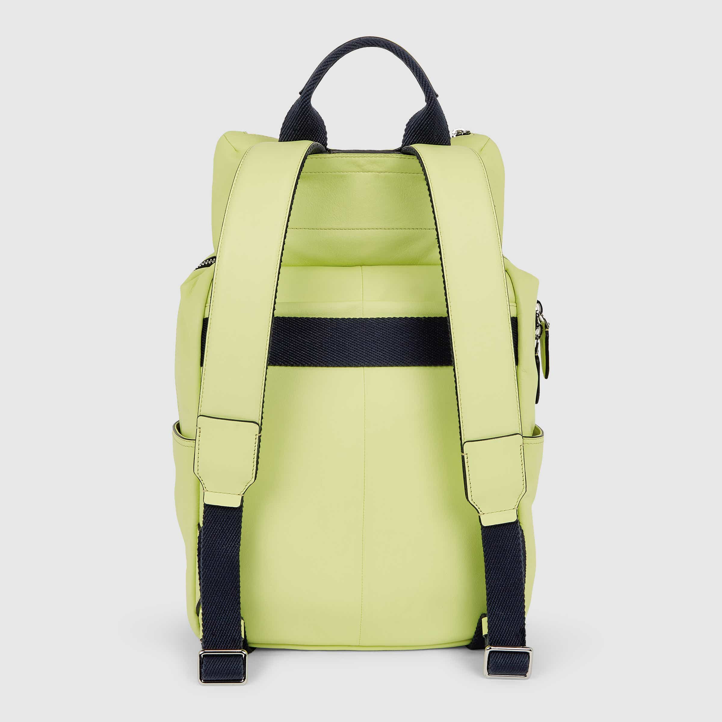 ECCO® Journey Leather Backpack - Green - Back