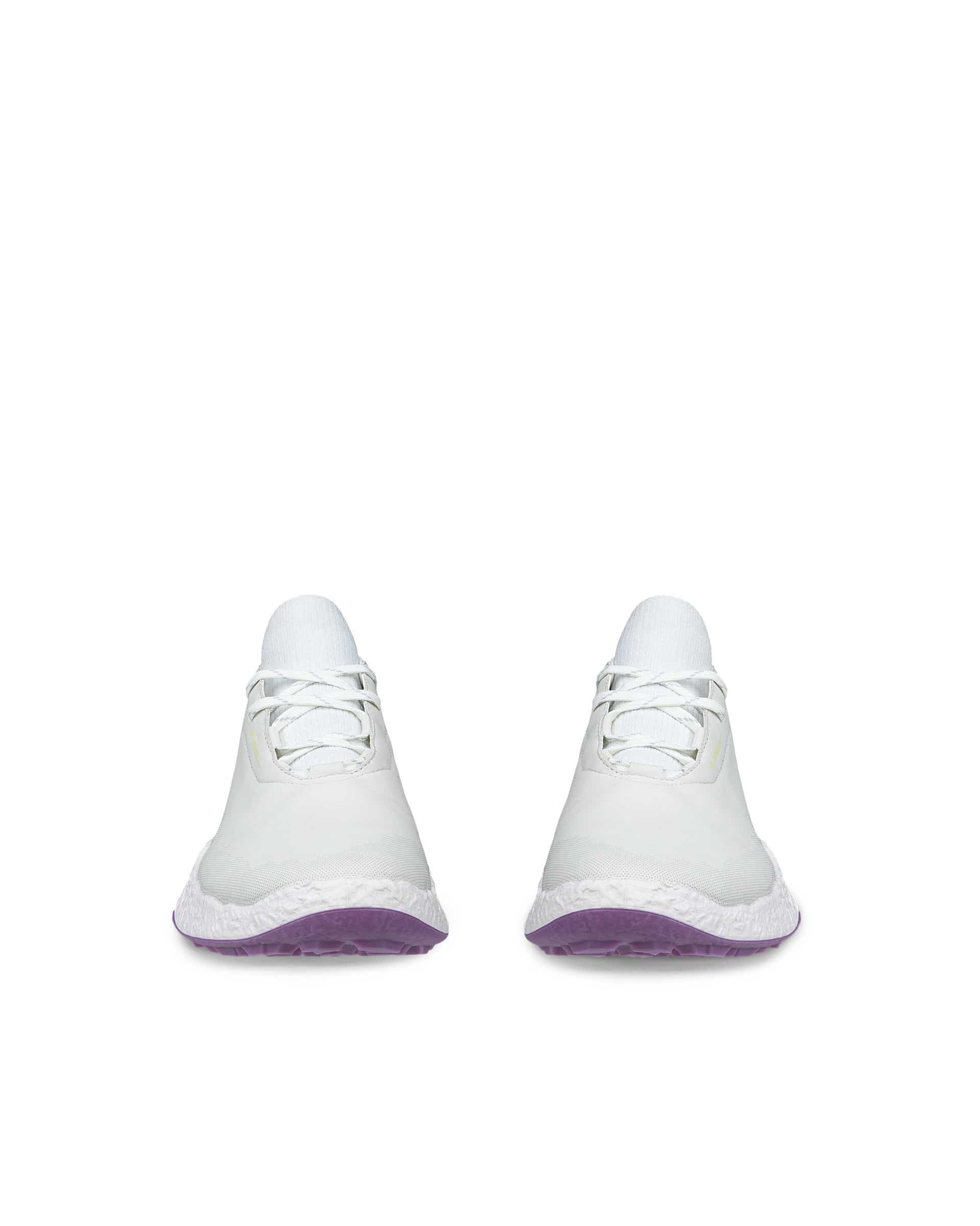 Women's ECCO® Golf Biom H5 Leather Waterproof Golf Shoe - White - Front pair