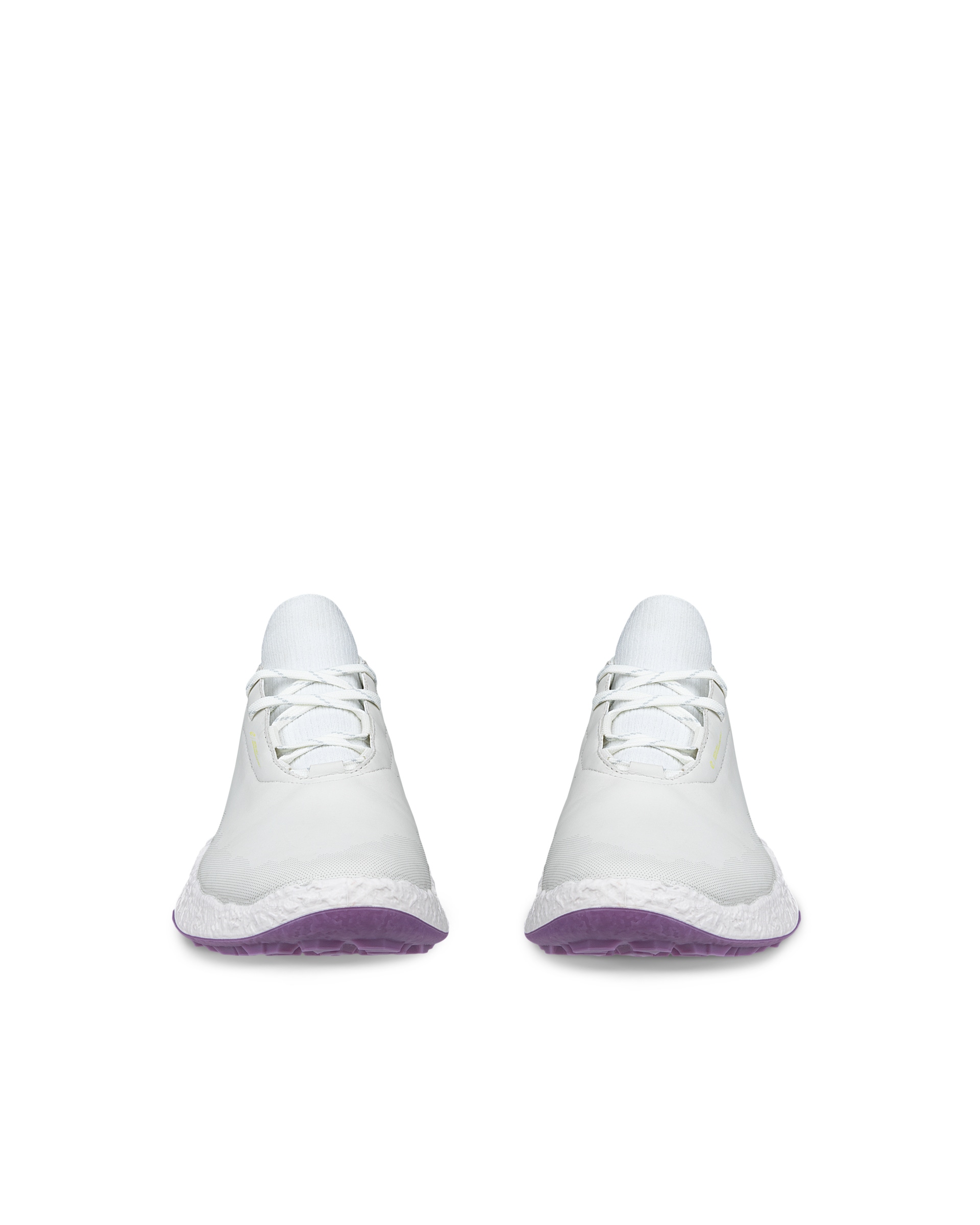 Women's ECCO® Golf Biom H5 Leather Waterproof Golf Shoe - White - Front pair