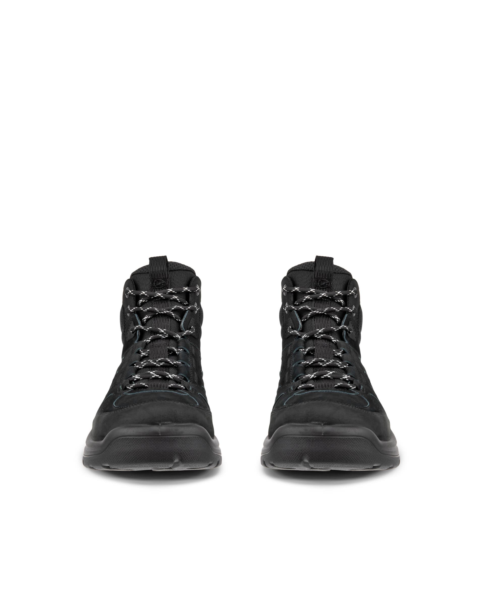 ECCO® Offroad Vattentät halvhög känga i nubuck för utomhusbruk dam - Svart - Front pair