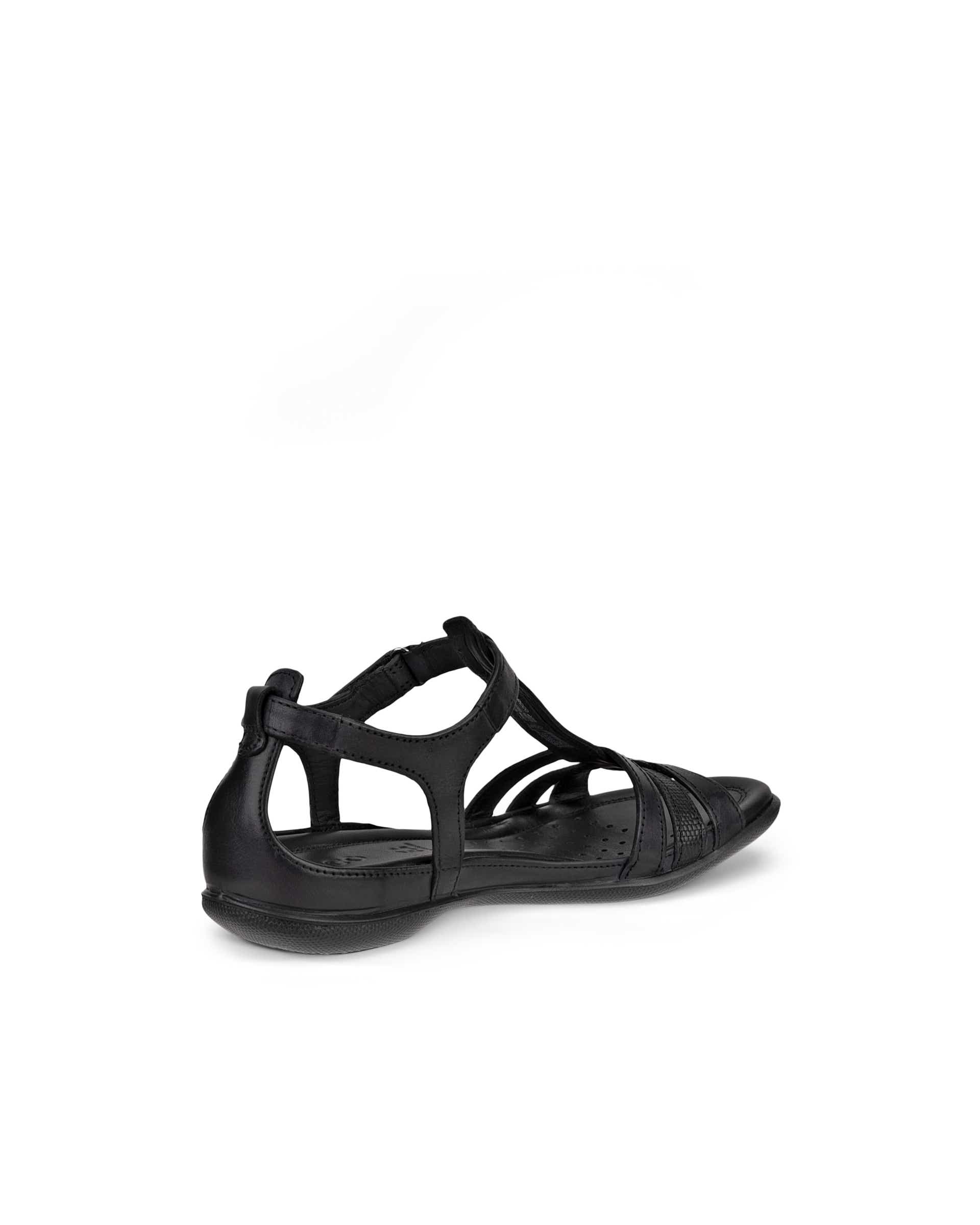 ECCO® Flash salomé cuir pour femme - Noir - Back