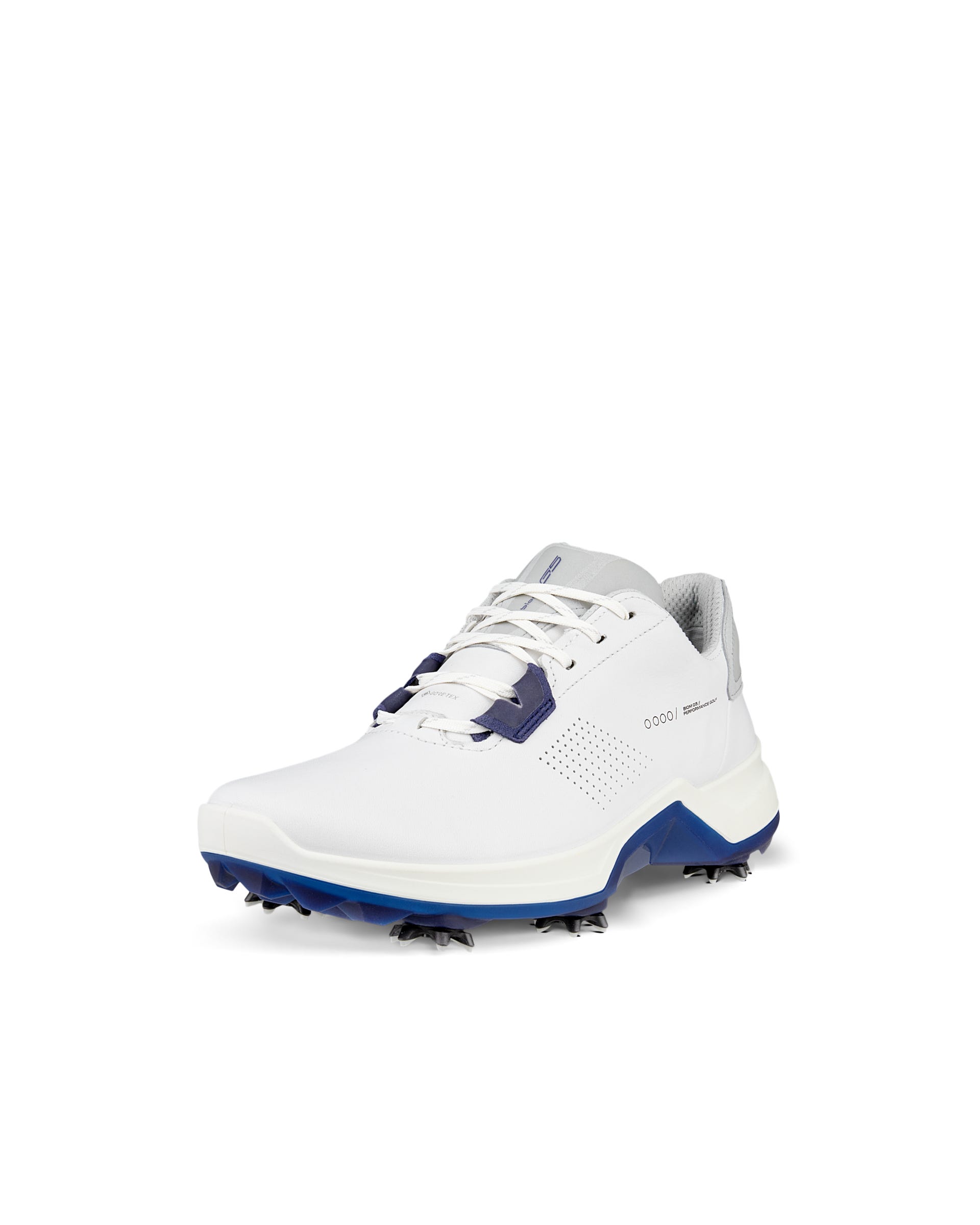 ECCO Golf BIOM G5 メンズ レザーGore-Texゴルフスパイク - ホワイト - Main