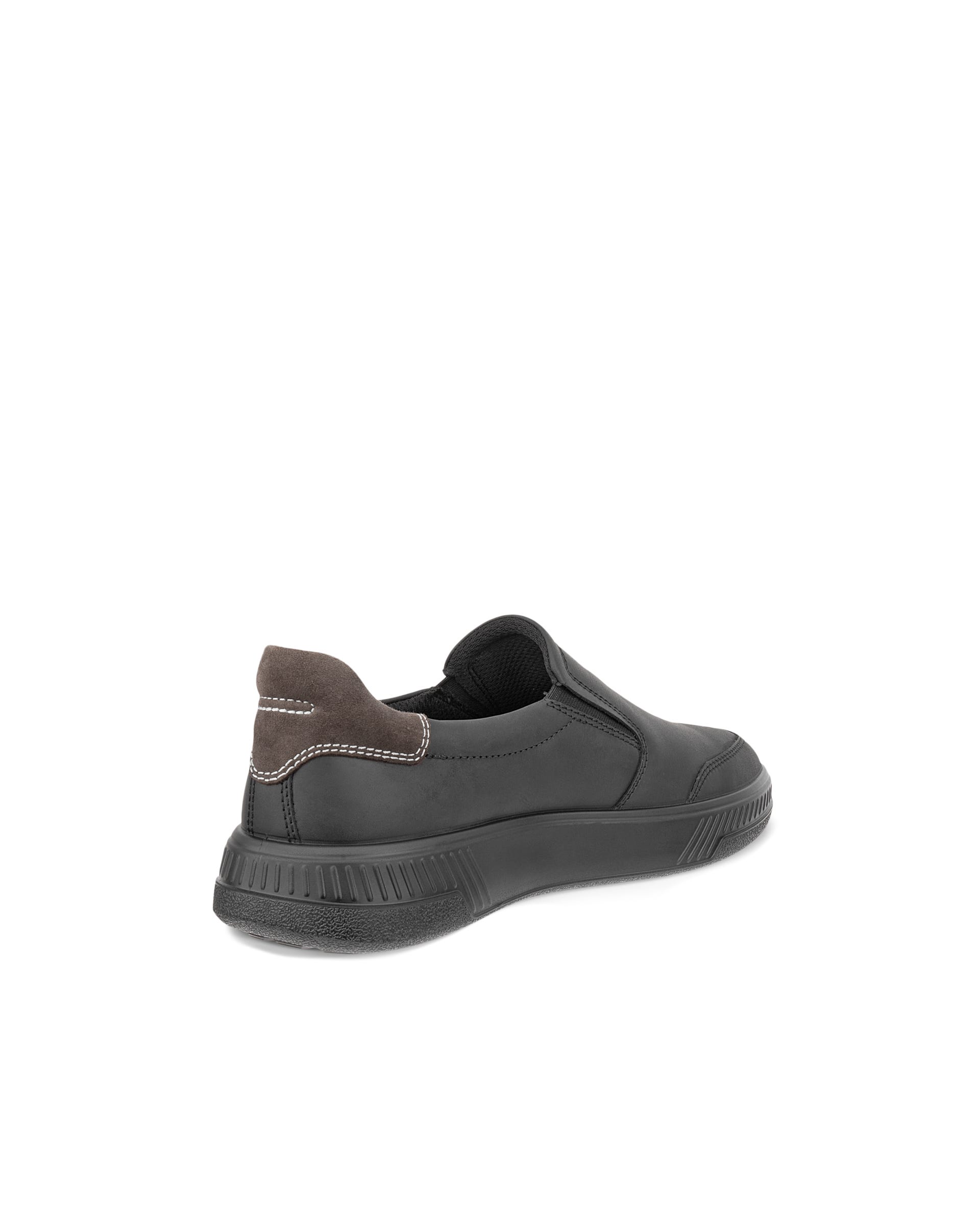 Men's ECCO® Move Nubuck Slip-On - Black - Back