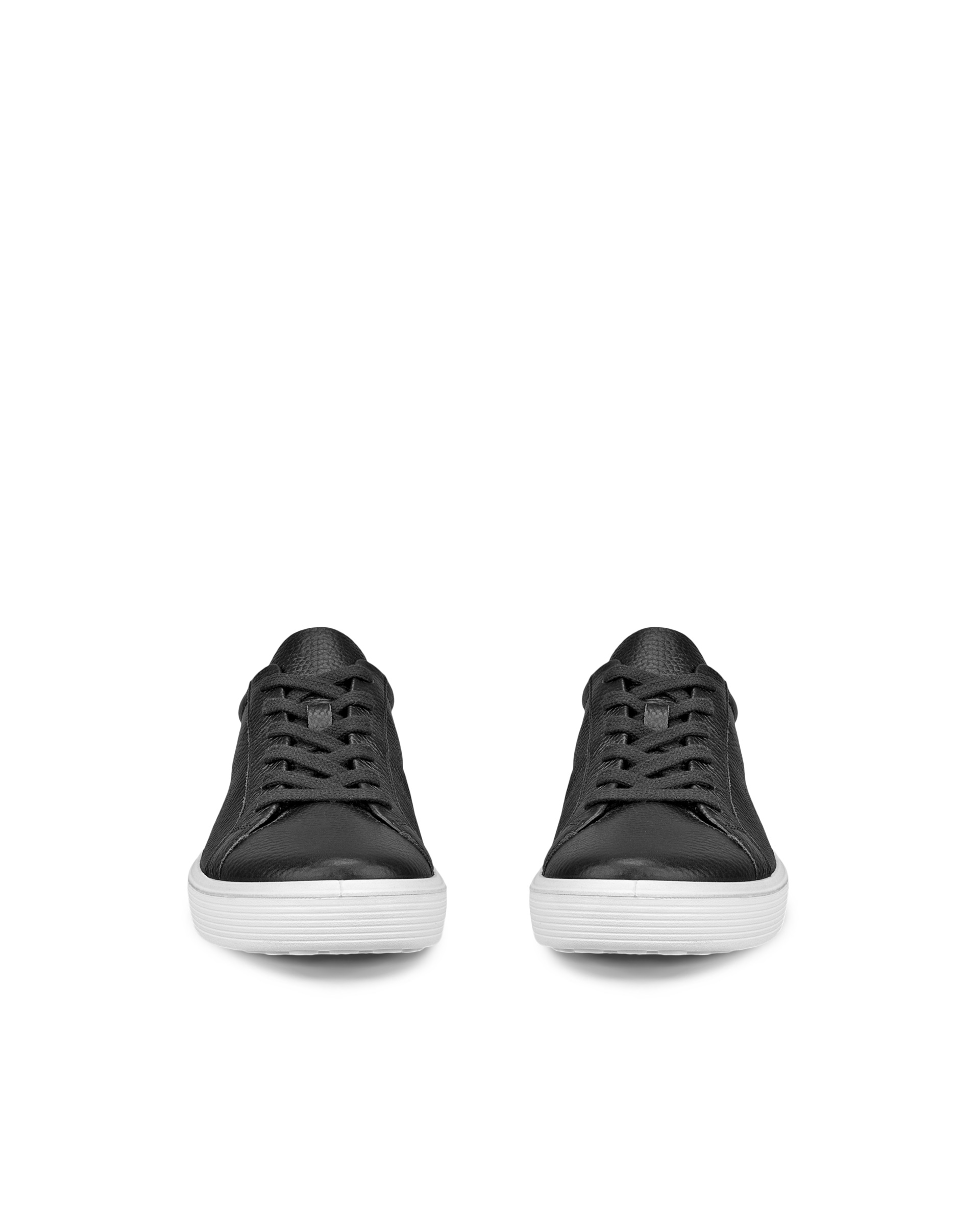 Women's ECCO® Soft 60 Leather Sneaker - Black - Front pair
