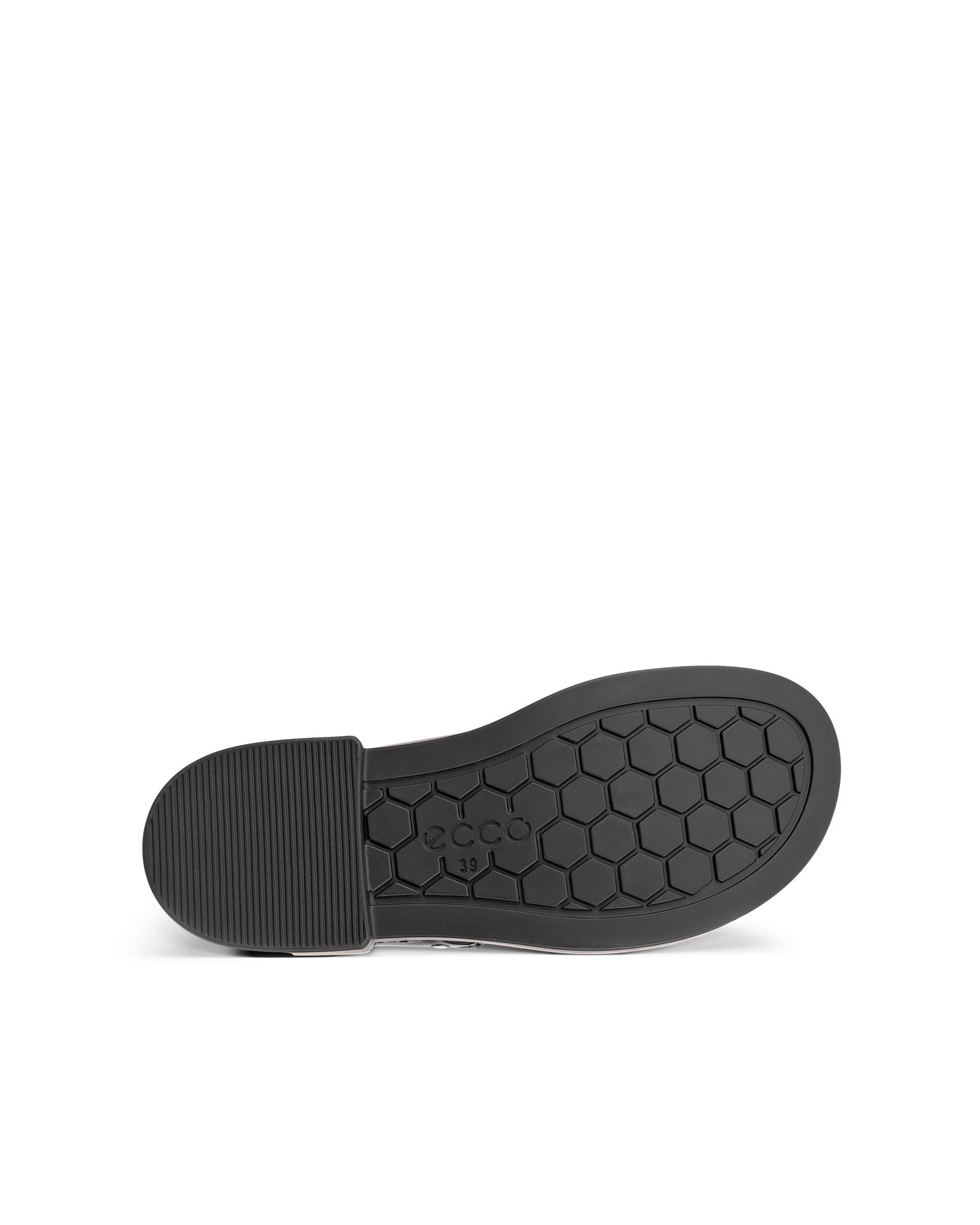 Women's ECCO® Metropole Seoul Leather Ring Sandal - Black - Sole