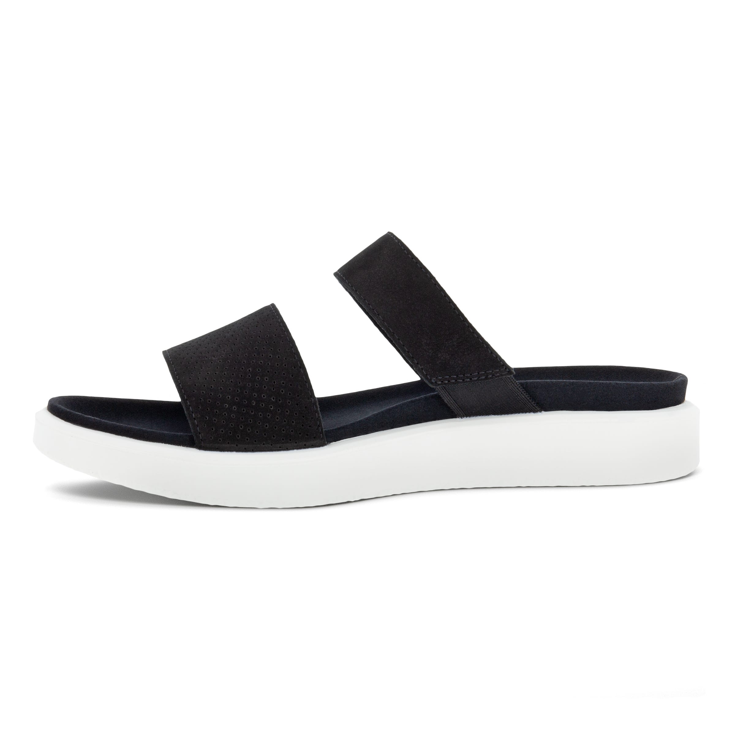 ECCO Yuma Slide Sandal - Black - Inside