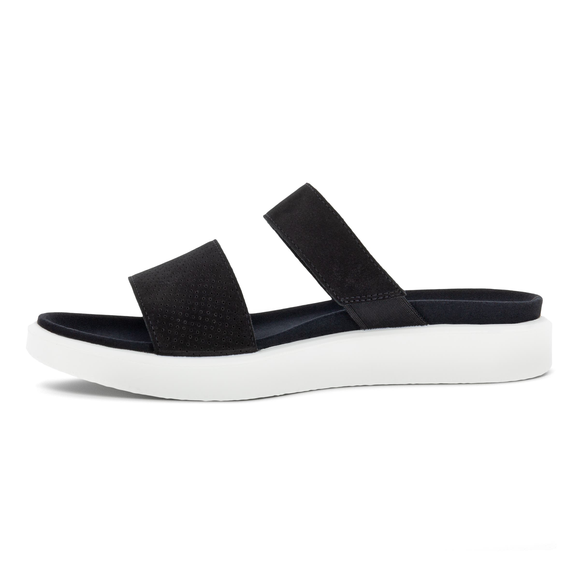 ECCO Yuma Slide Sandal - Black - Inside