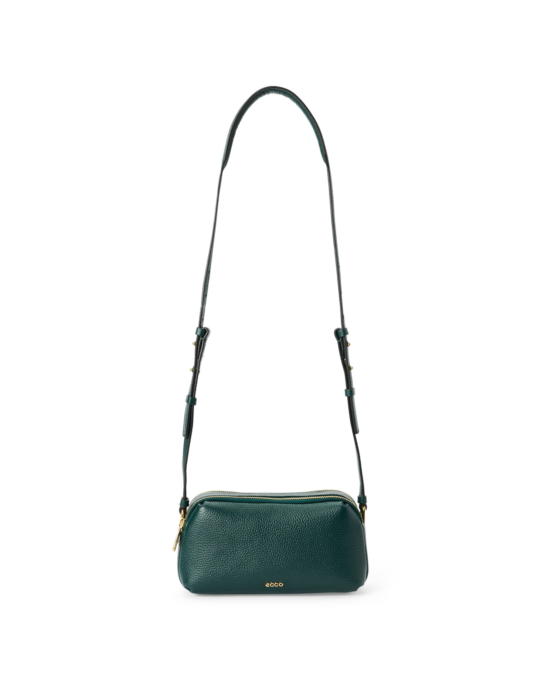 ECCO® Leather Curve Camera Bag - Green - Main