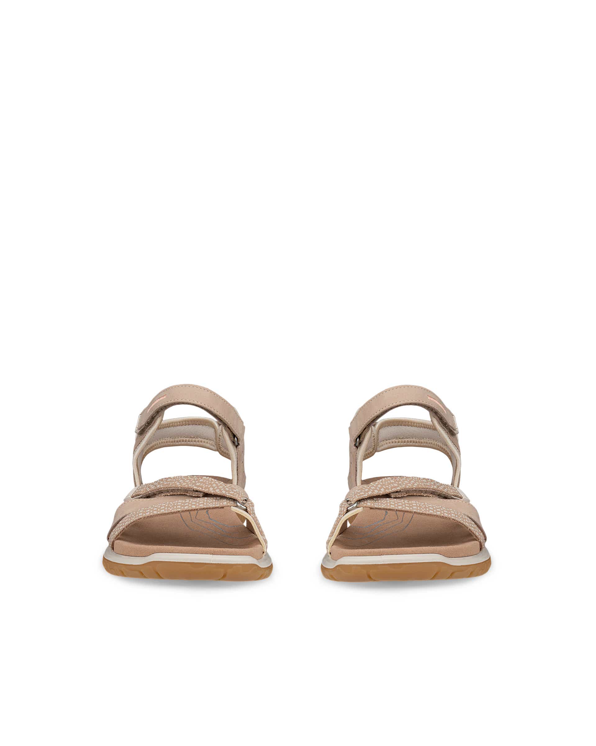 ECCO® Offroad Roam sandale en nubuck deux brides pour femme - Beige - Front pair