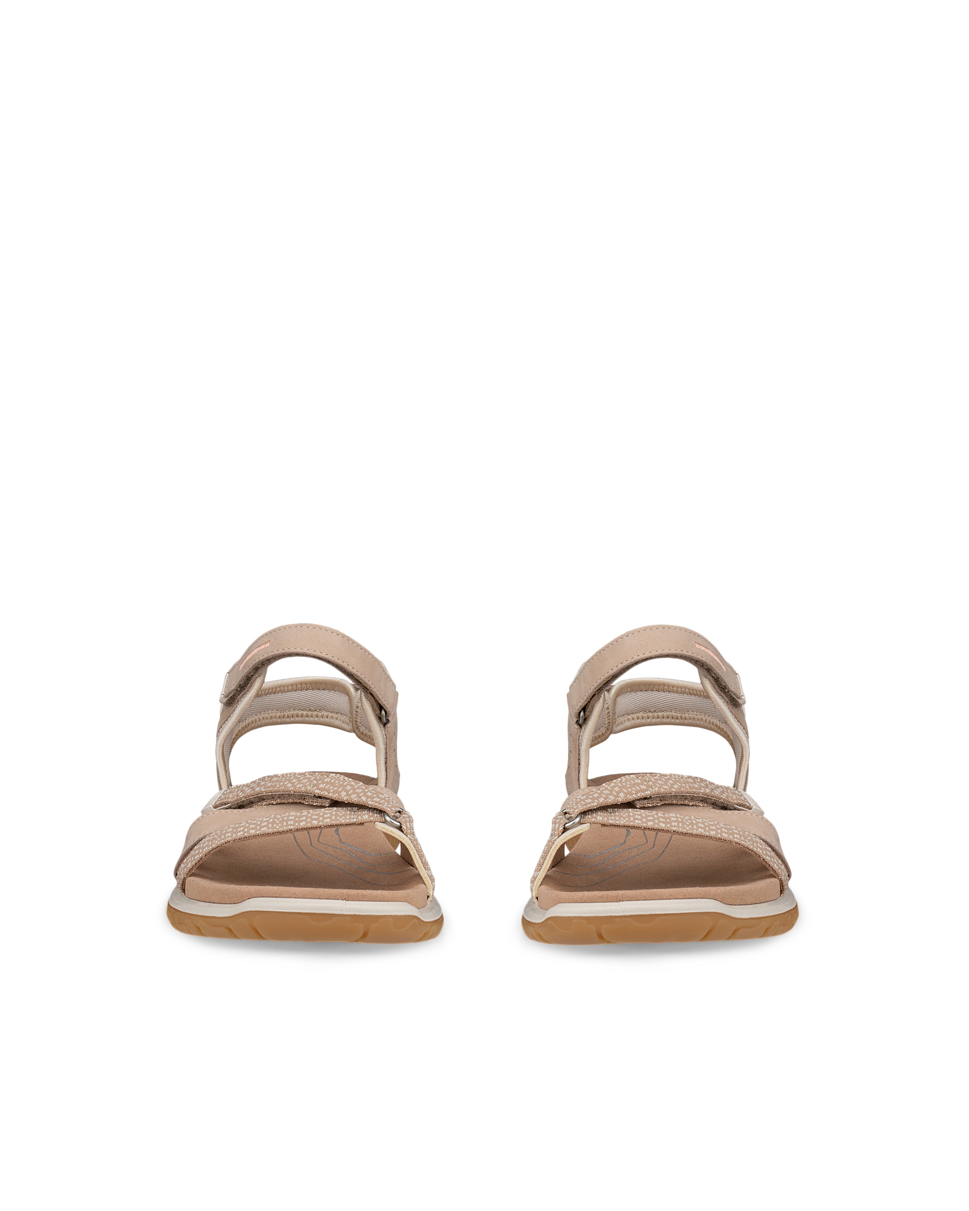ECCO® Offroad Roam sandale en nubuck deux brides pour femme - Beige - Front pair