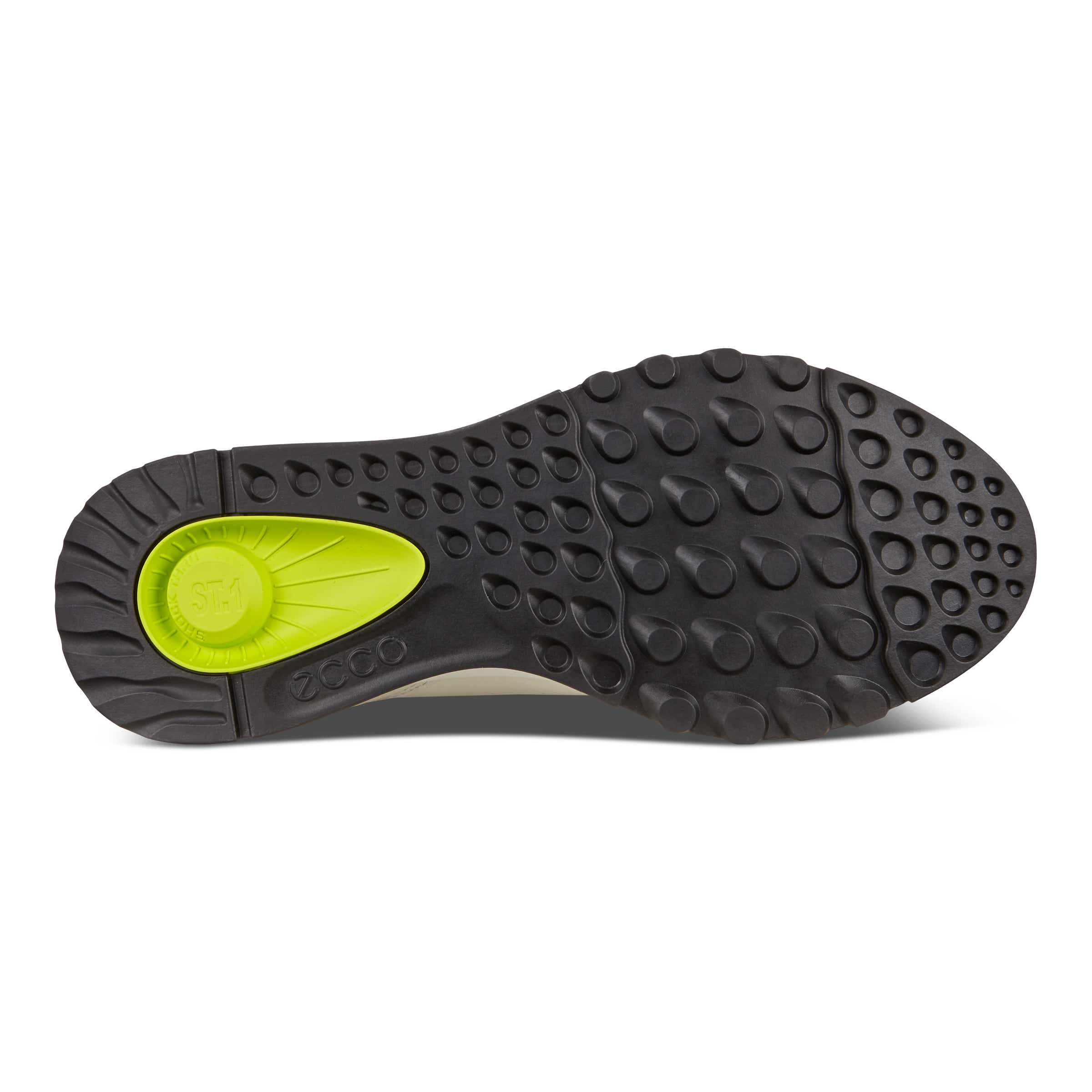 Men's ECCO® Exostride Leather Outdoor Sneaker - White - Sole