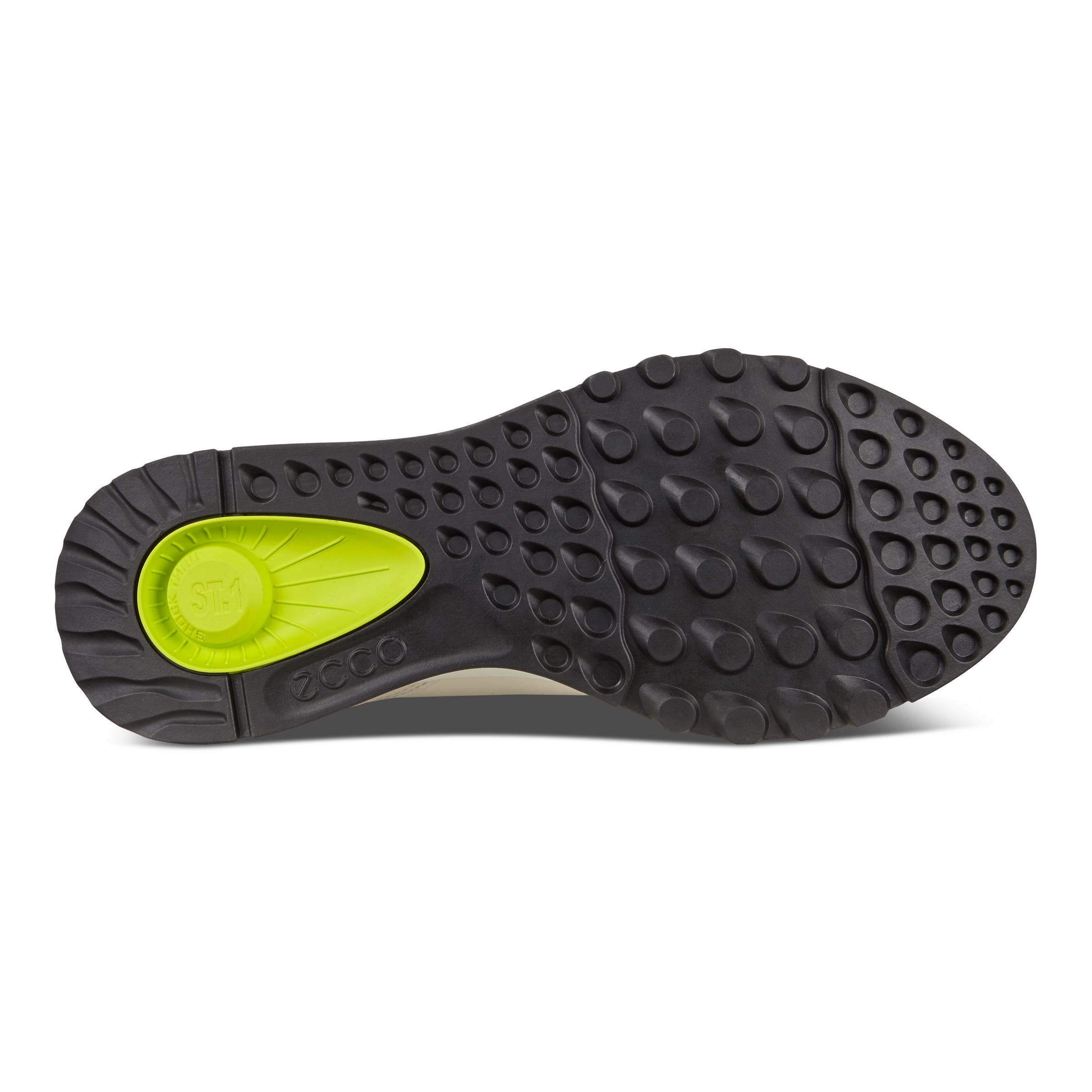 Men's ECCO® Exostride Leather Outdoor Sneaker - White - Sole