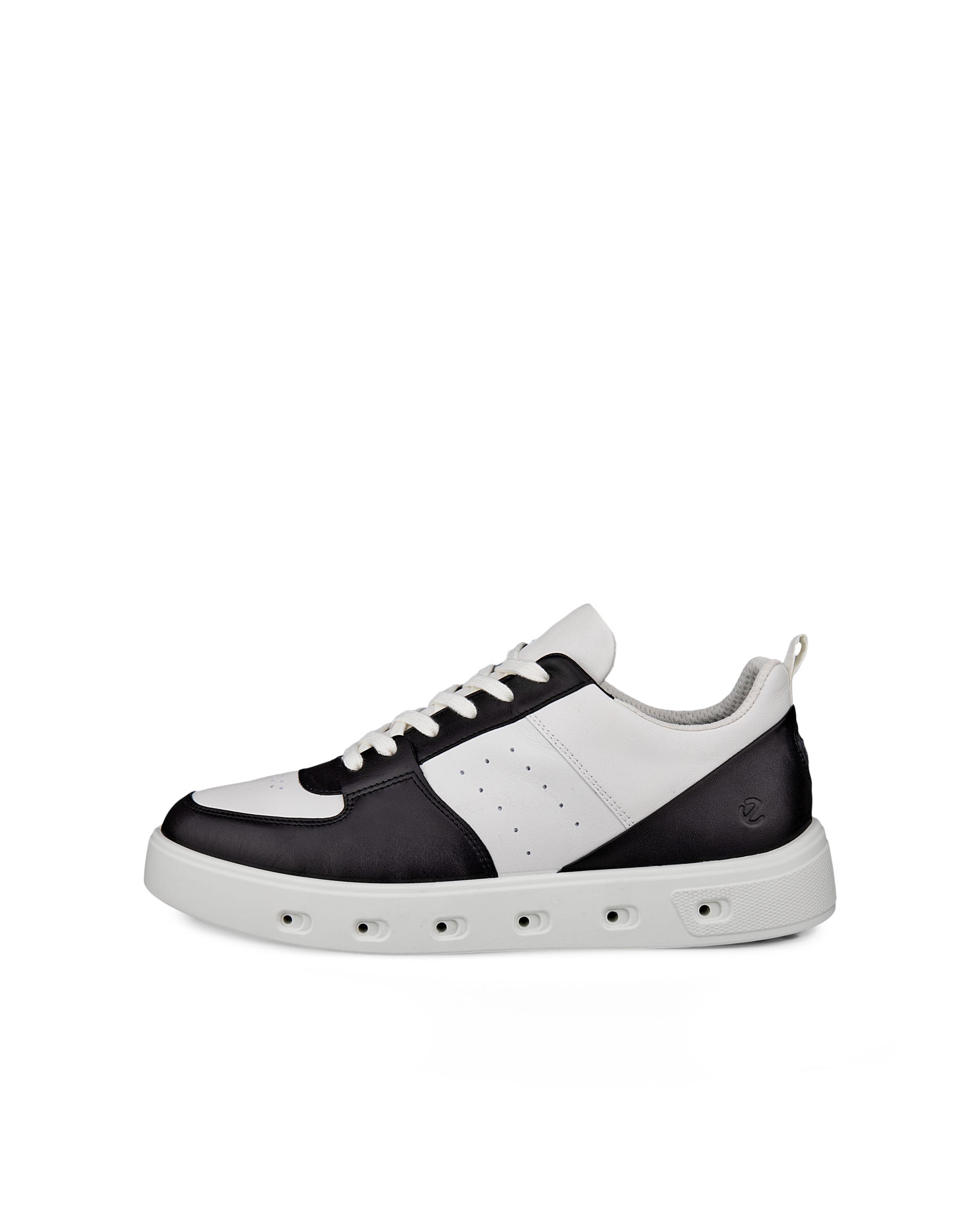 ECCO Street 720 WOMEN ウィメンズ レザーGore-Texスニーカー - ブラック - Outside