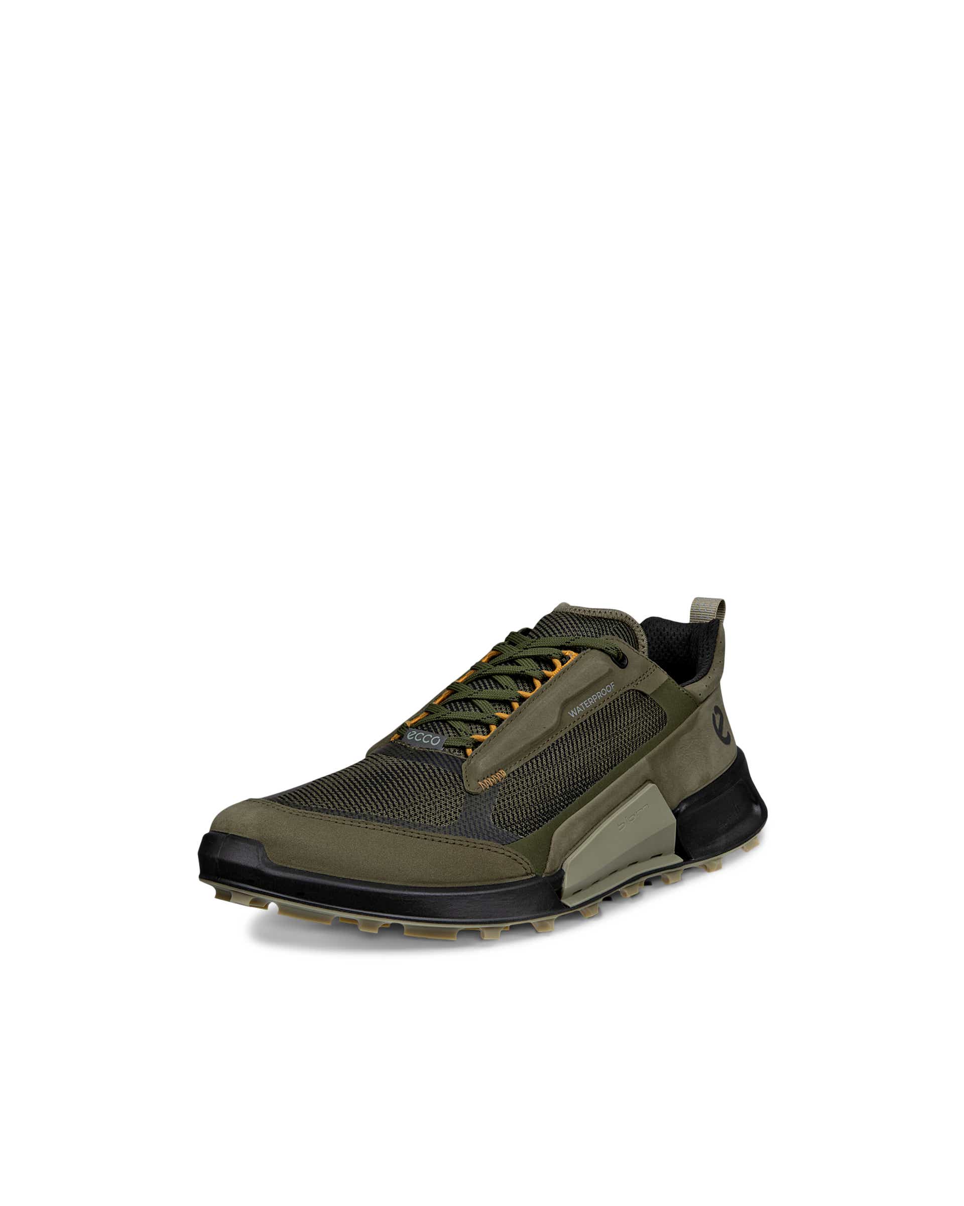 ECCO® Biom 2.1 X Mountain baskets en nubuck imperméable pour homme - Vert - Main