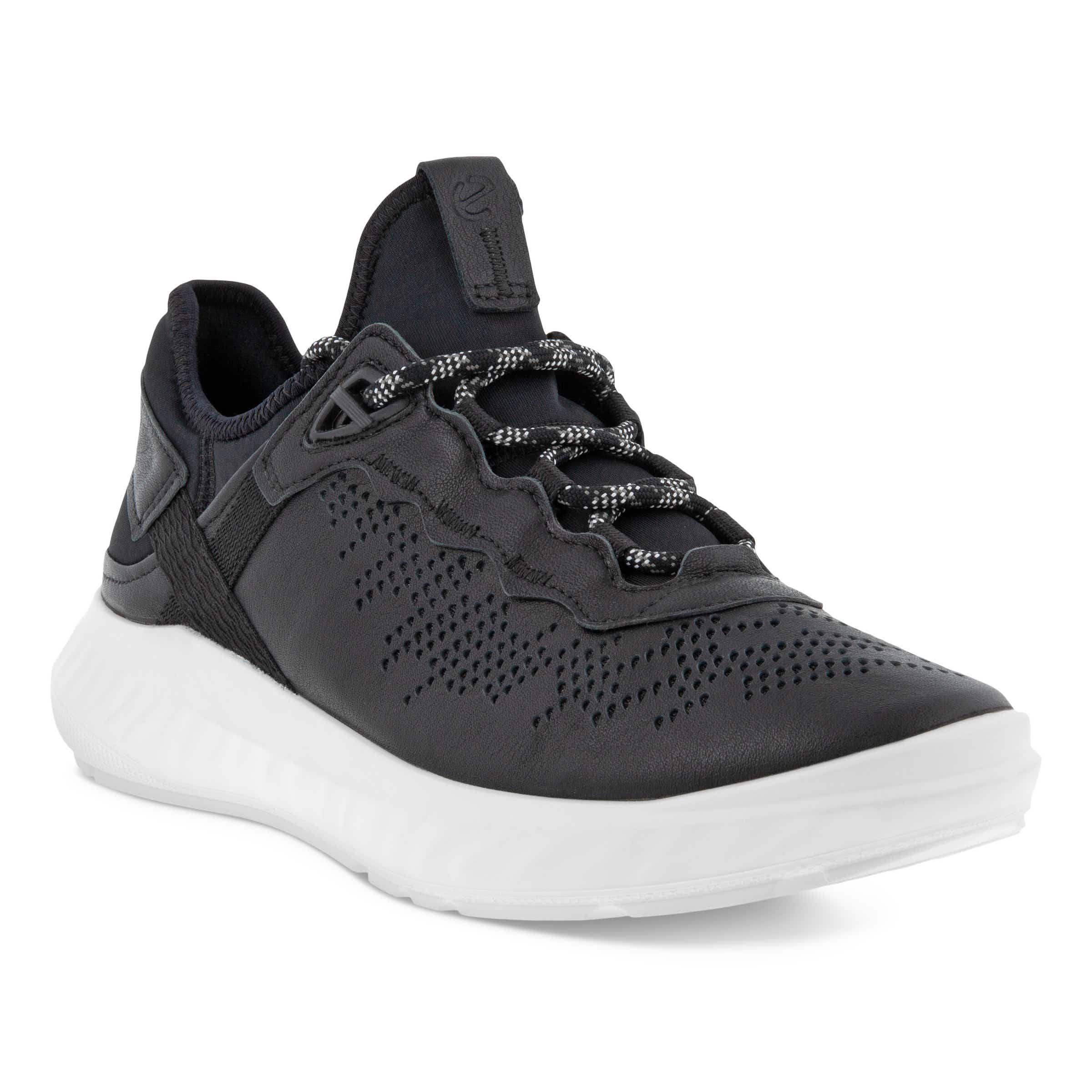 ECCO ATH 1F Low ウィメンズ レザースニーカー - ブラック - Main