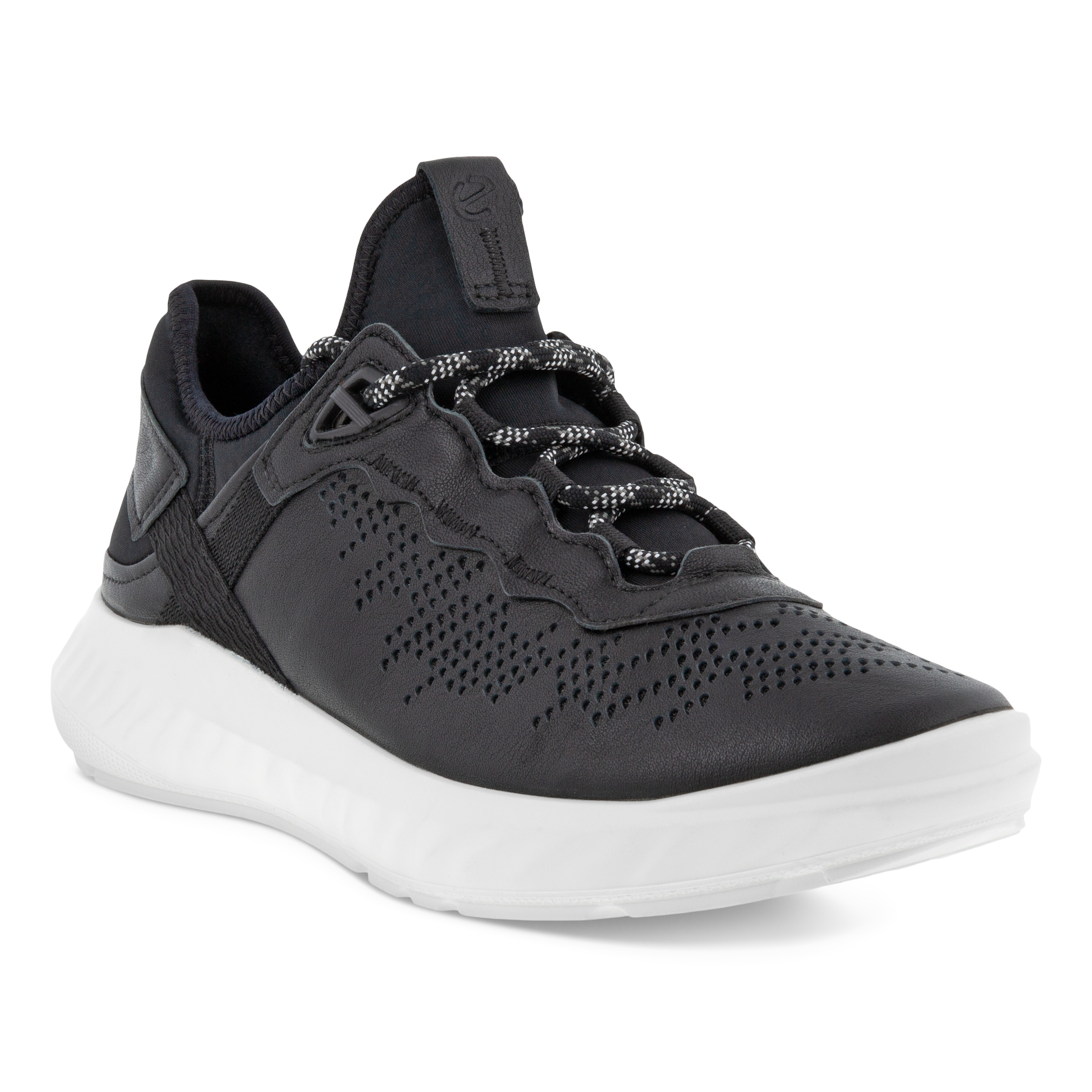 ECCO ATH 1F Low ウィメンズ レザースニーカー - ブラック - Main