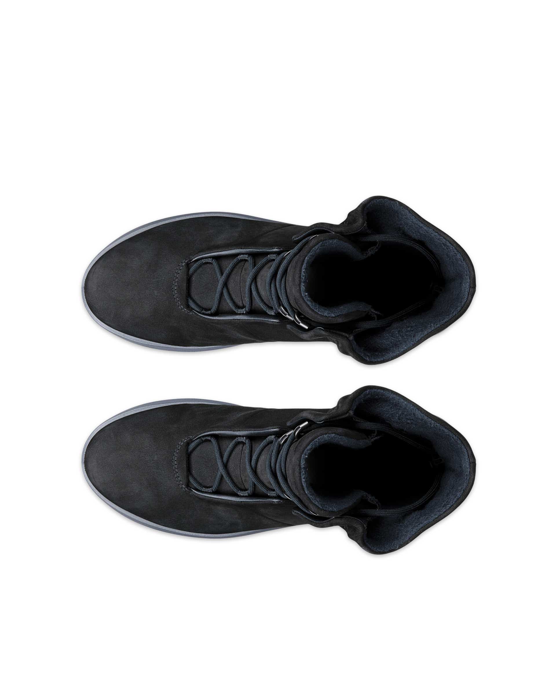 Botas caminhada meio cano Gore-Tex nobuck mulher ECCO® Solice - Preto - Top left pair