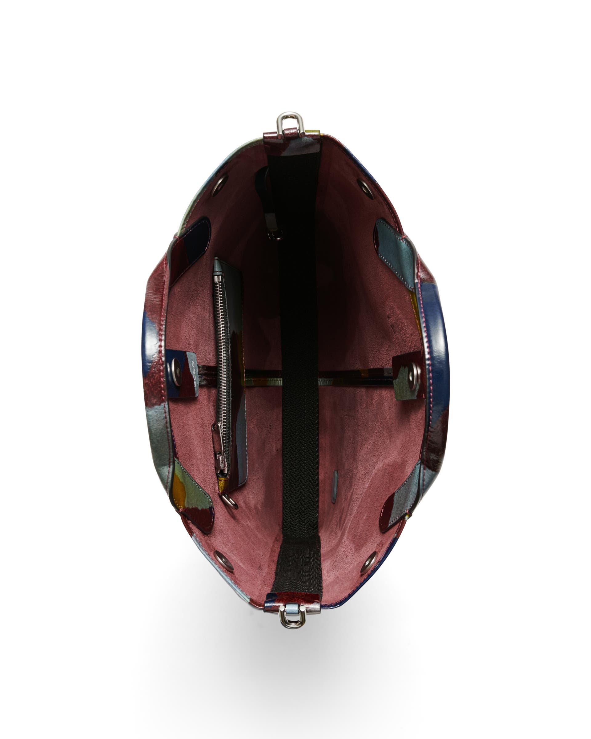 ECCO TOTE SOFT NORTH-SOUTH CAMO LEATHER - Multicolour - Birdeye