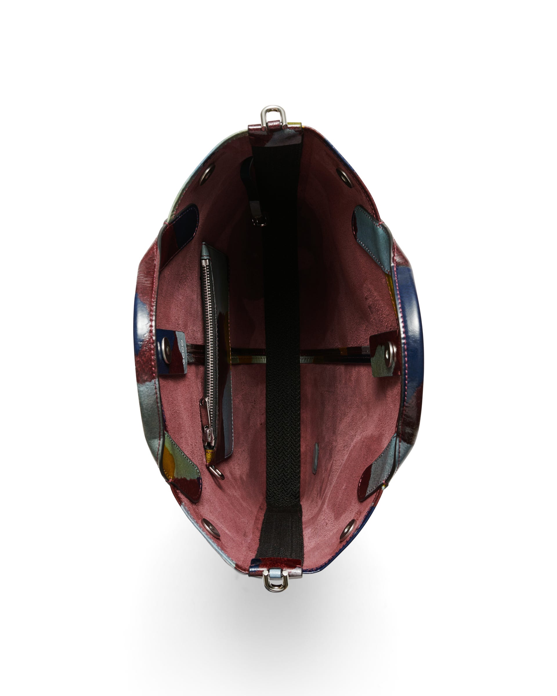 ECCO TOTE SOFT NORTH-SOUTH CAMO LEATHER - Multicolour - Birdeye