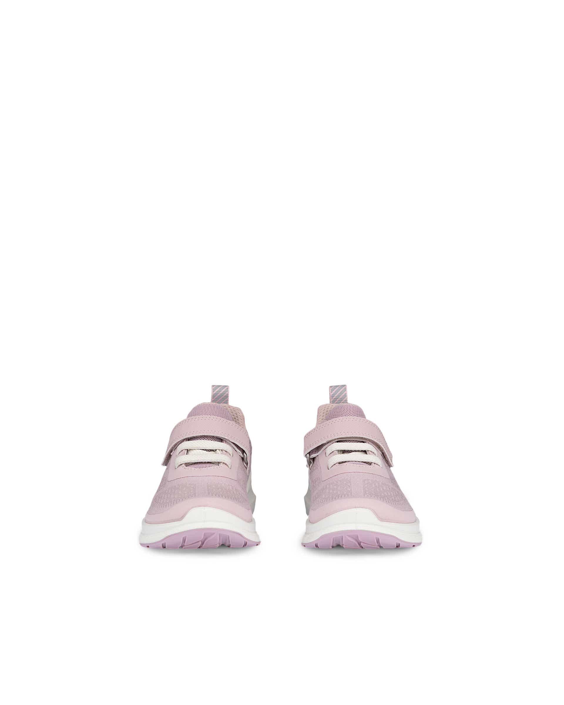 ECCO® Urban Mini bottines en daim pour enfant - Rose - Front pair