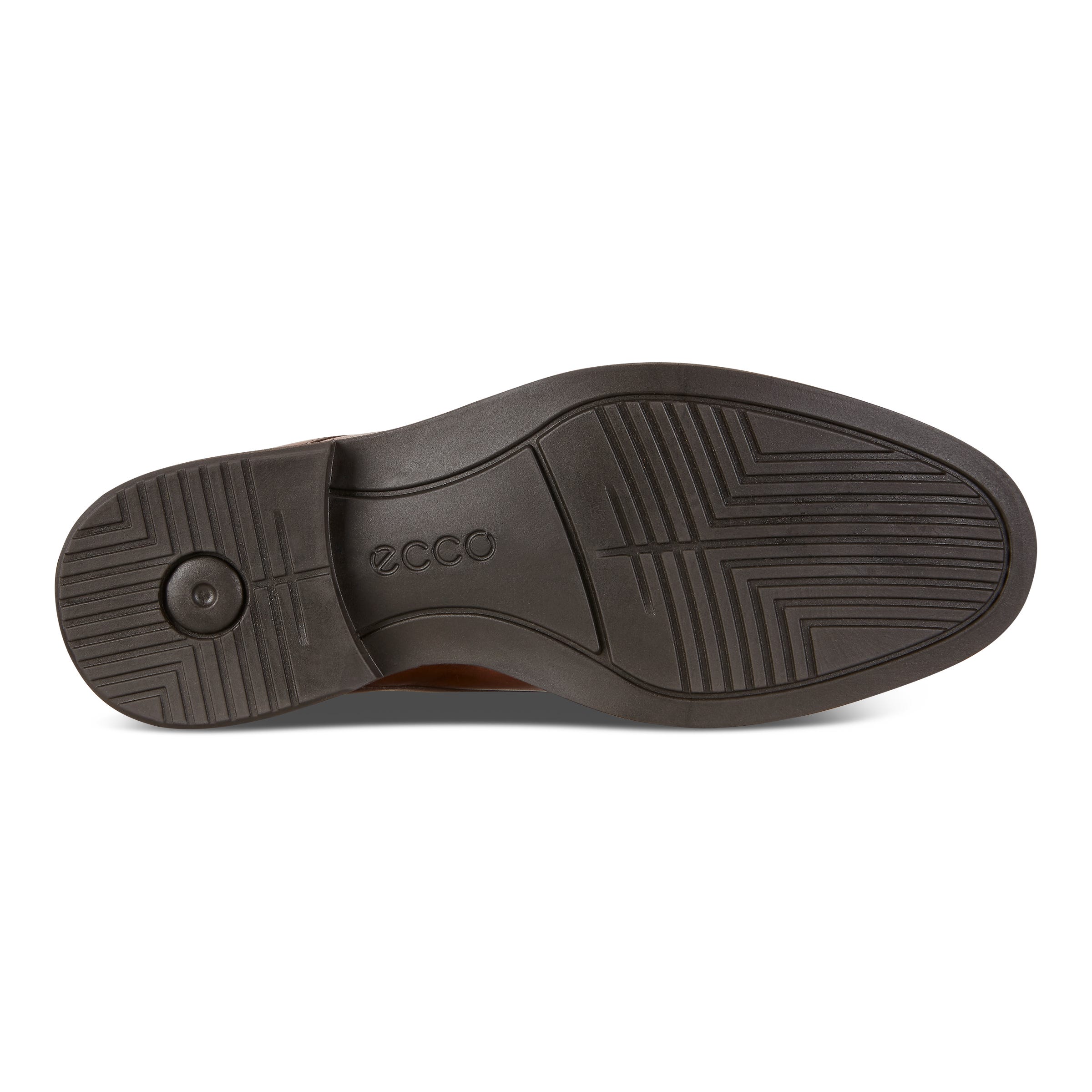 ECCO Vitrus II Apron Toe Tie - Brown - Sole