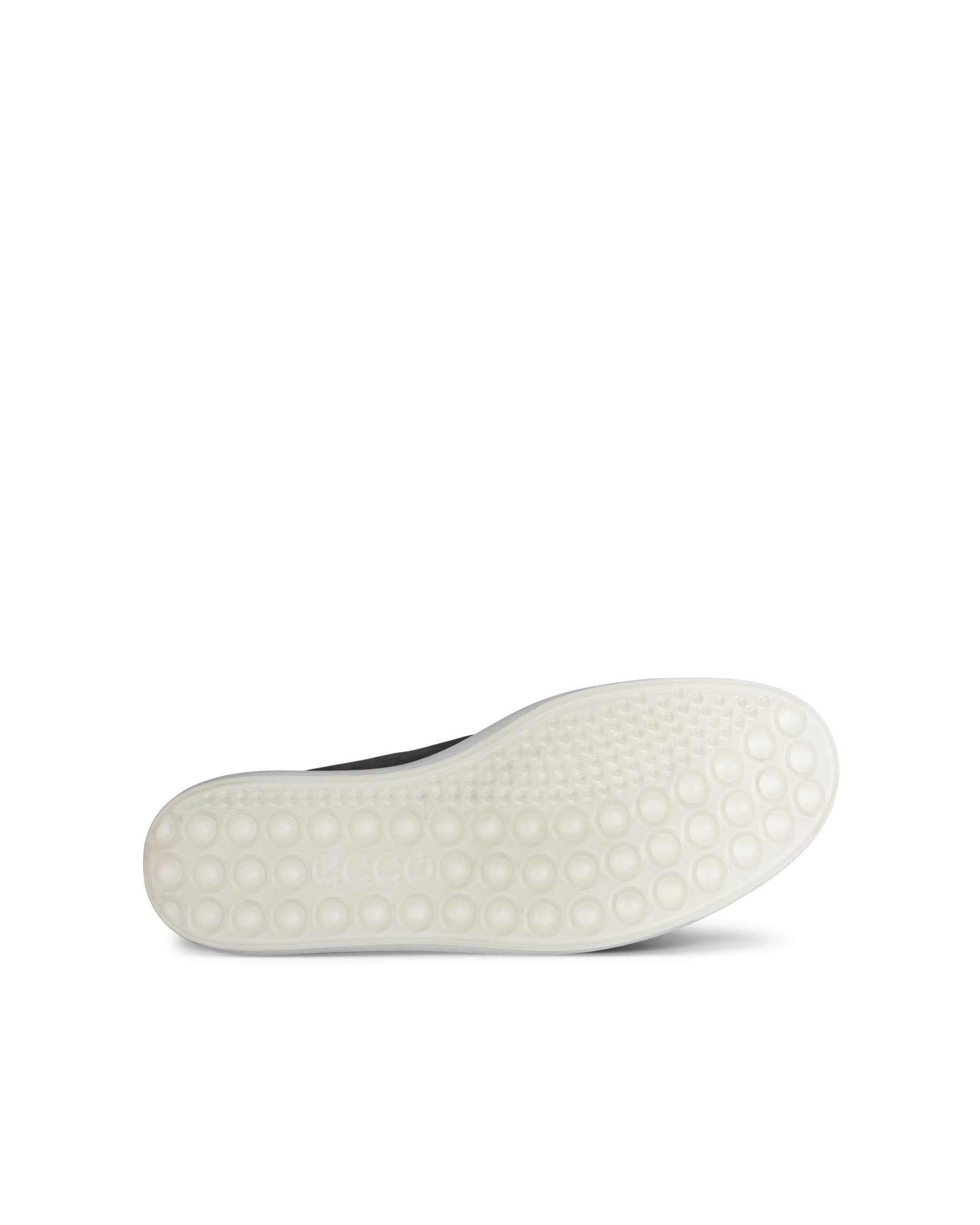 Women's ECCO® Soft 7 Nubuck Zip Bootie - Grey - Sole