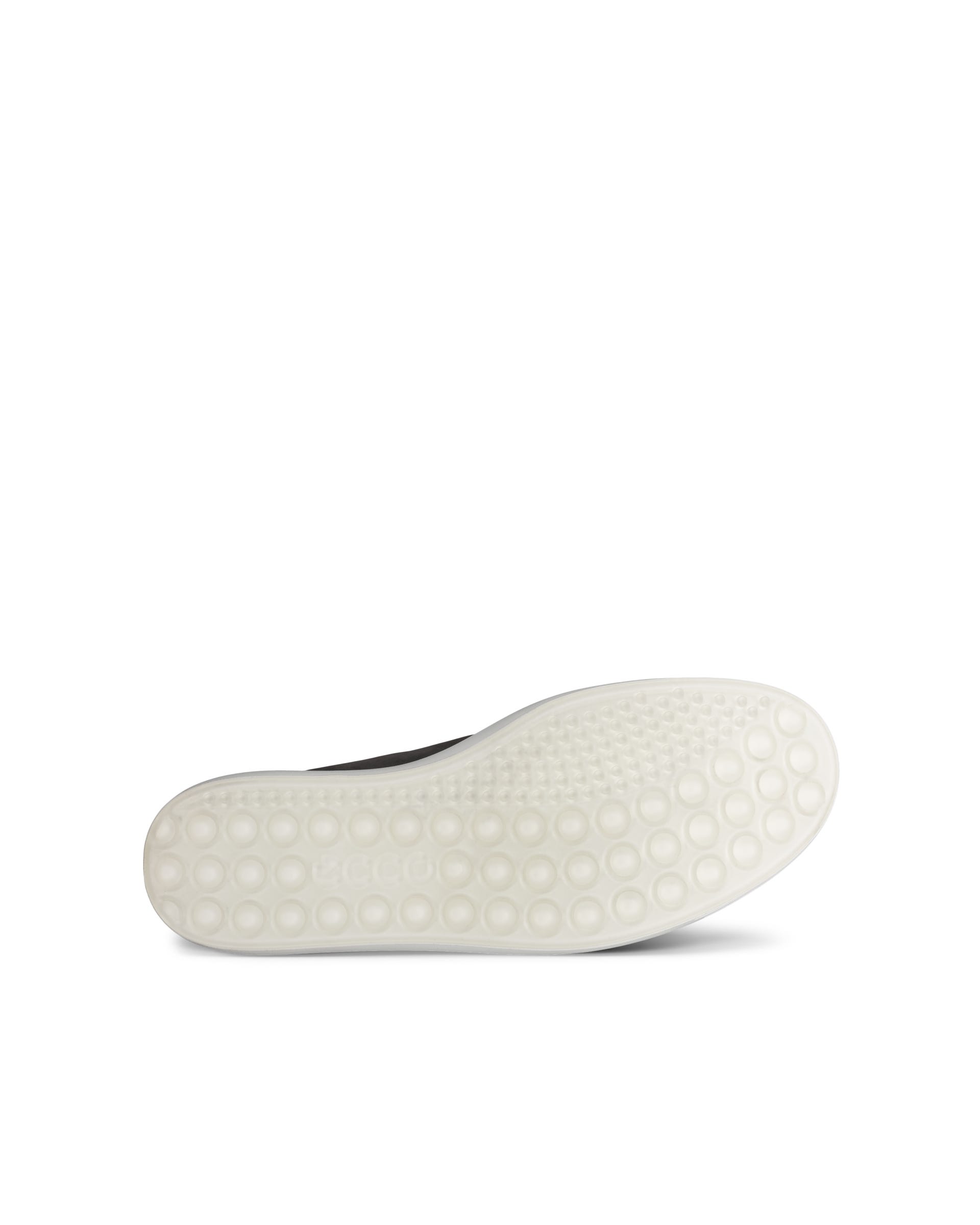 Women's ECCO® Soft 7 Nubuck Zip Bootie - Grey - Sole