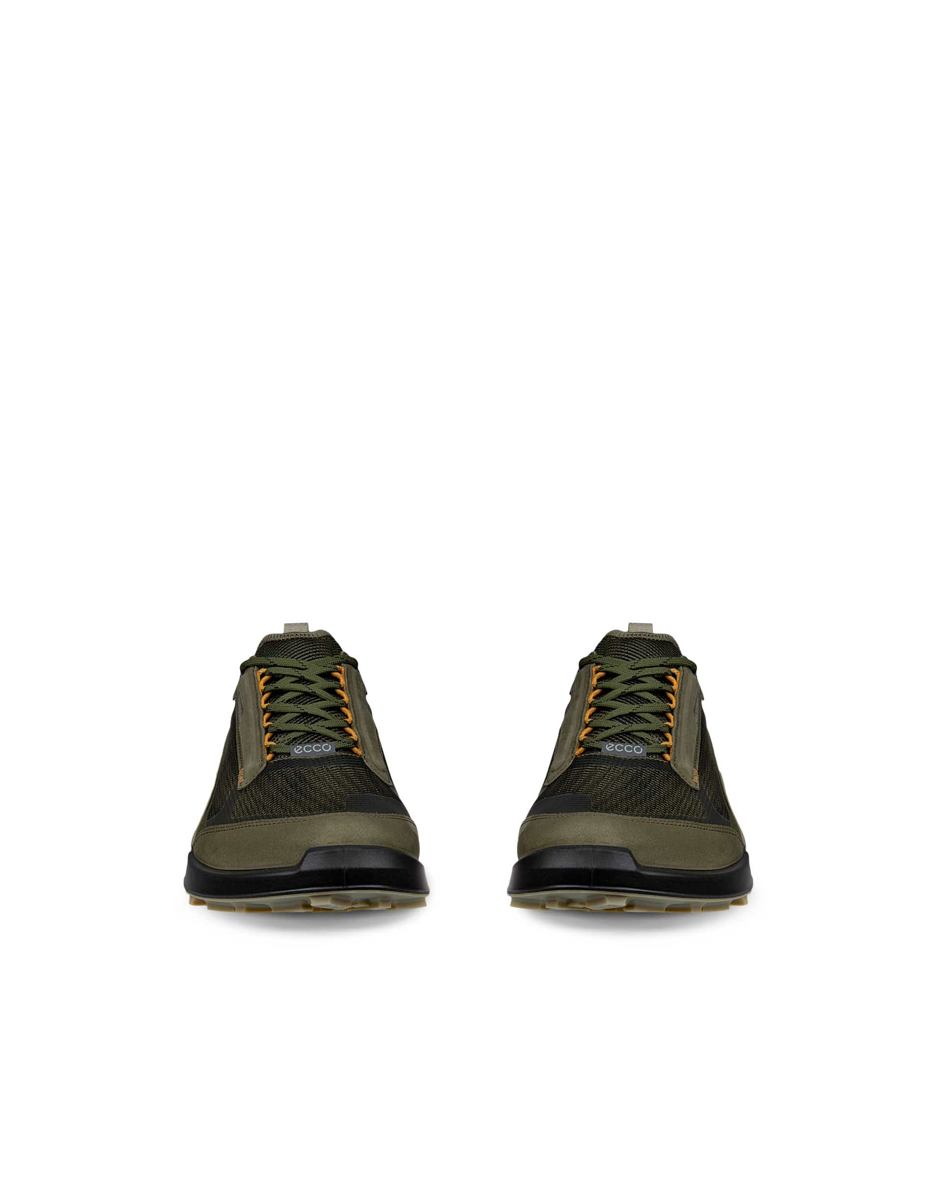 ECCO® Biom 2.1 X Mountain baskets en nubuck imperméable pour homme - Vert - Front pair