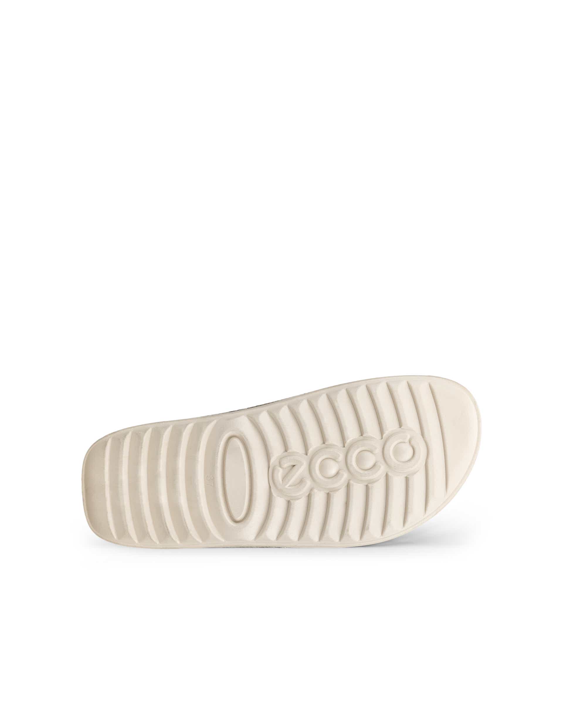 Women's ECCO® Cozmo Leather Two Strap Sandal - Metallics - Sole