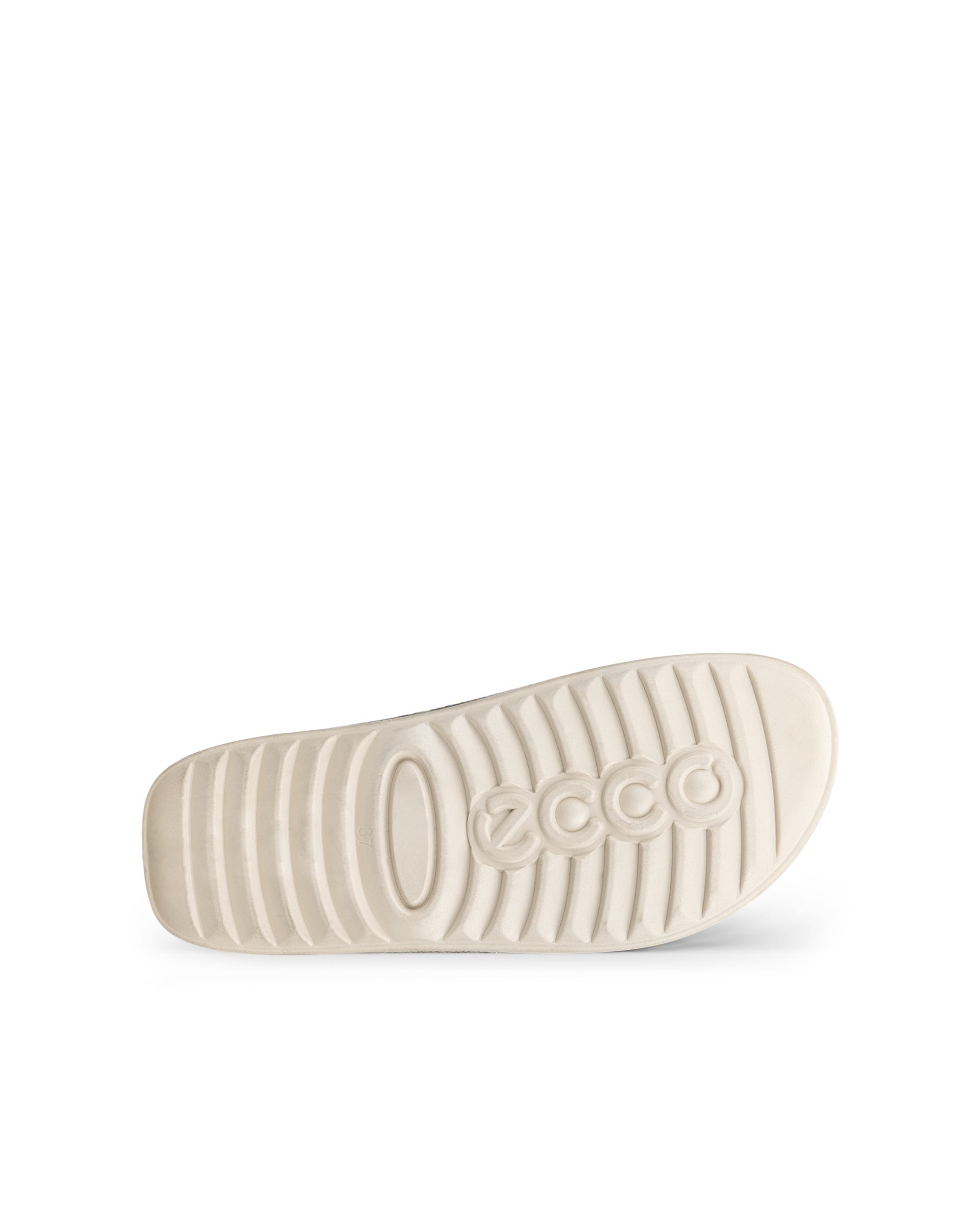 Women's ECCO® Cozmo Leather Two Strap Sandal - Metallics - Sole