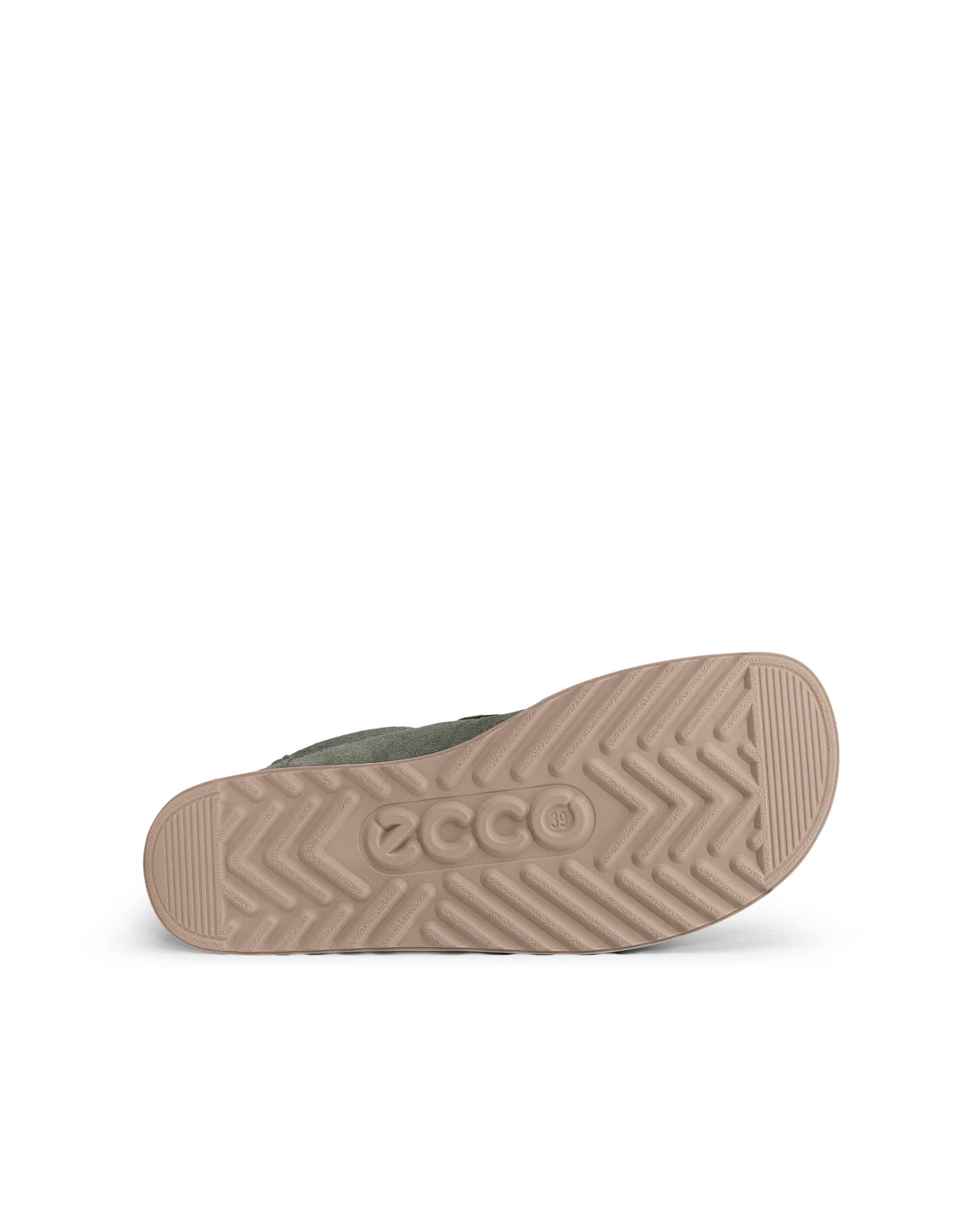 ECCO® JOKE ženske čizme od brušene kože na vezanje - Zelena - Sole