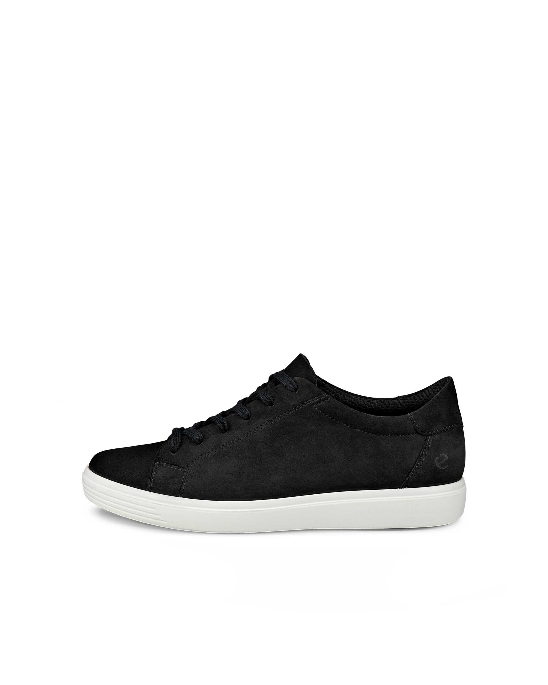 Zapatillas de nobuk ECCO® CLASSIC SNEAKER para mujer - Negro - Outside