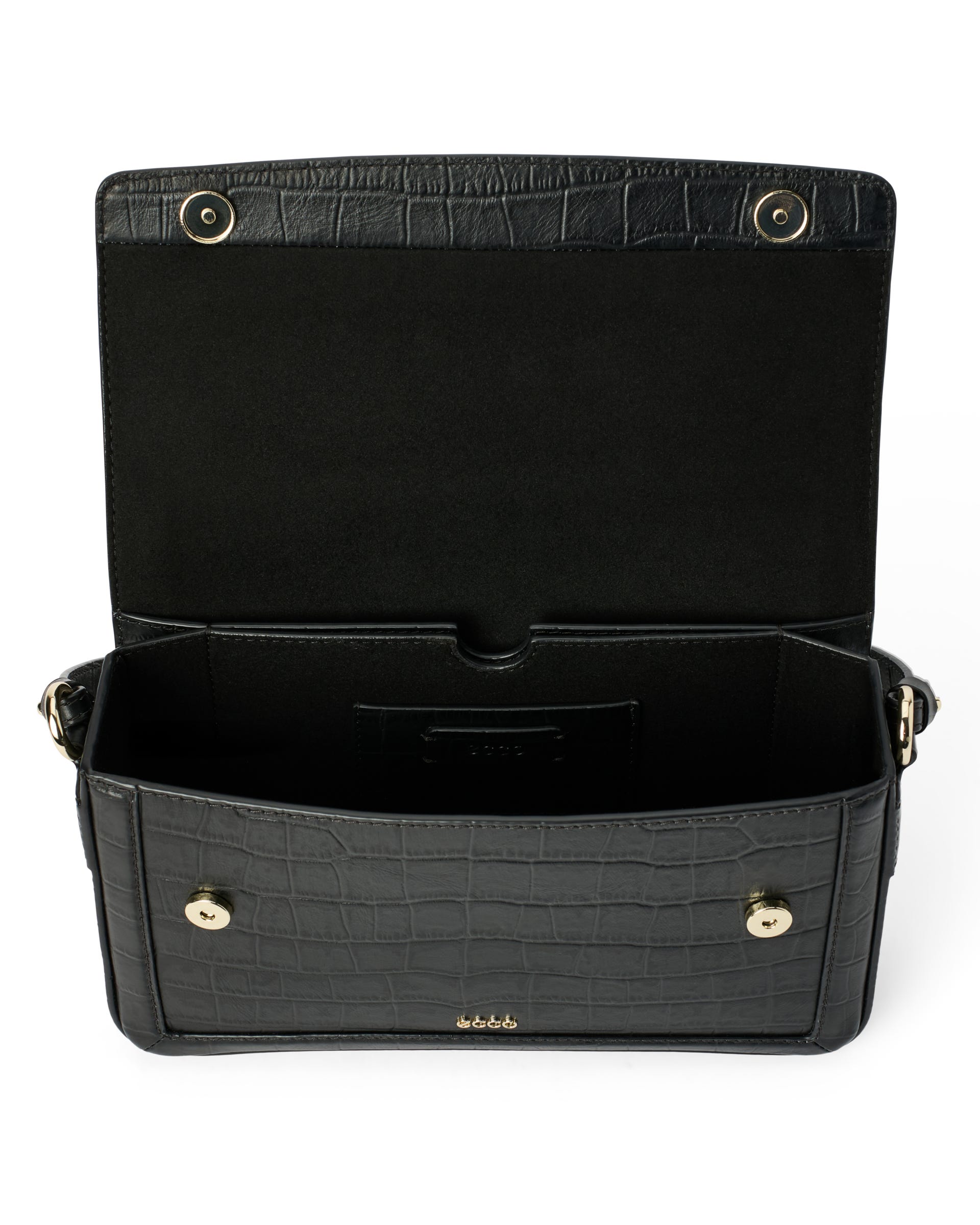 ECCO® PINCH BAG crossbody lædertaske med opadbuet bund til damer - Sort - Main