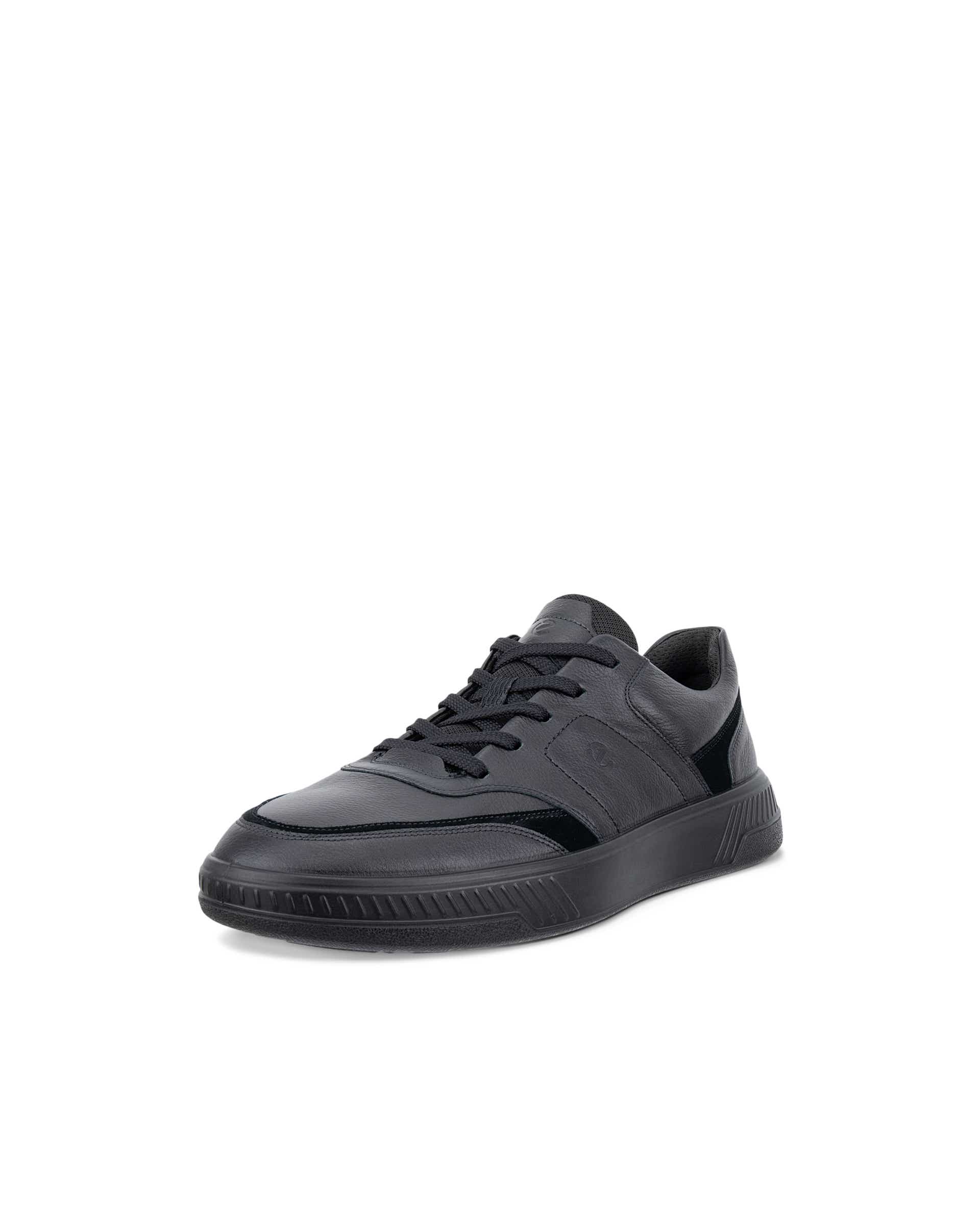 Men's ECCO® MOVE Leather Sneaker - Black - Main