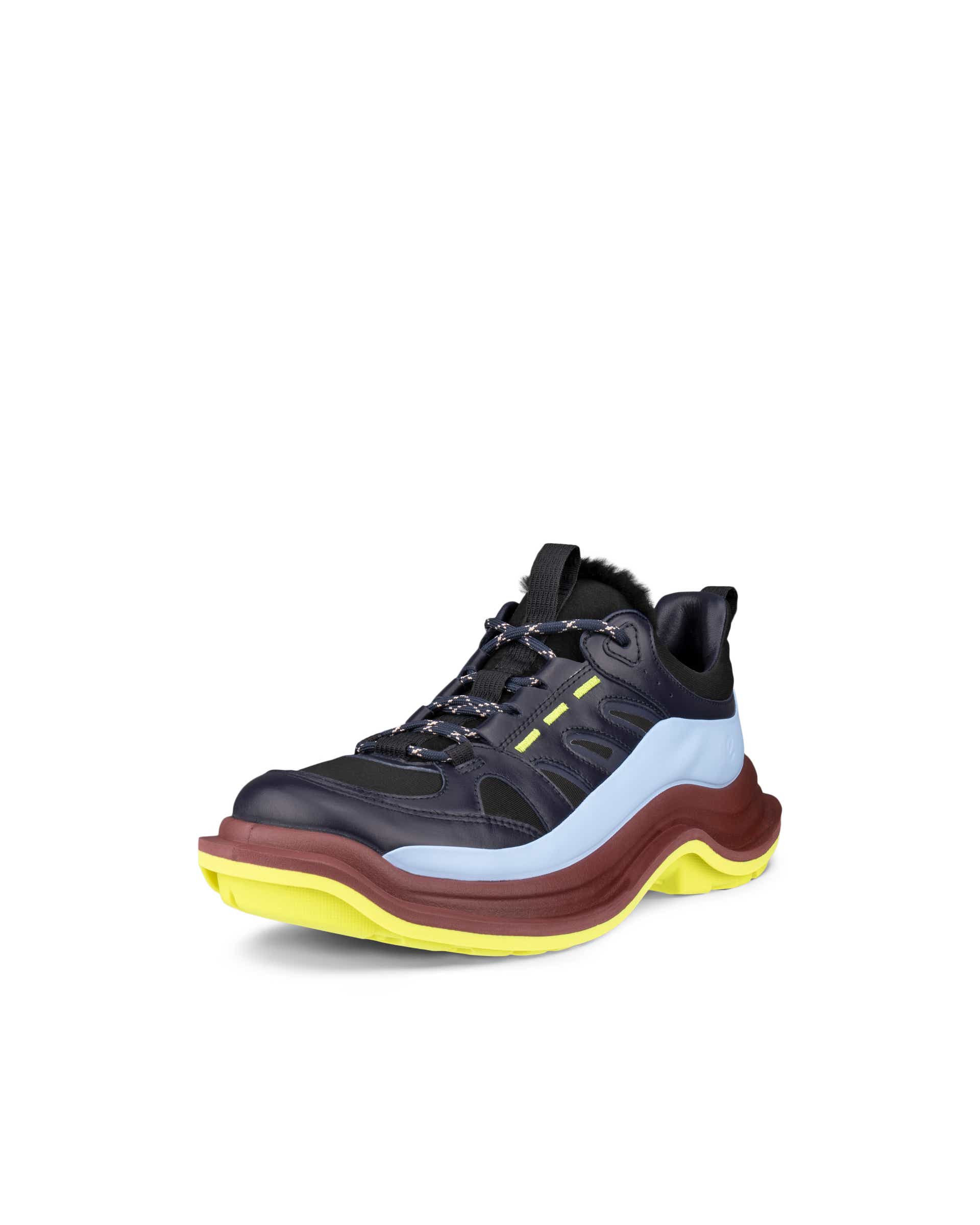 ECCO OFFROAD WOMEN ウィメンズ レザーシューズ - ブルー - Main