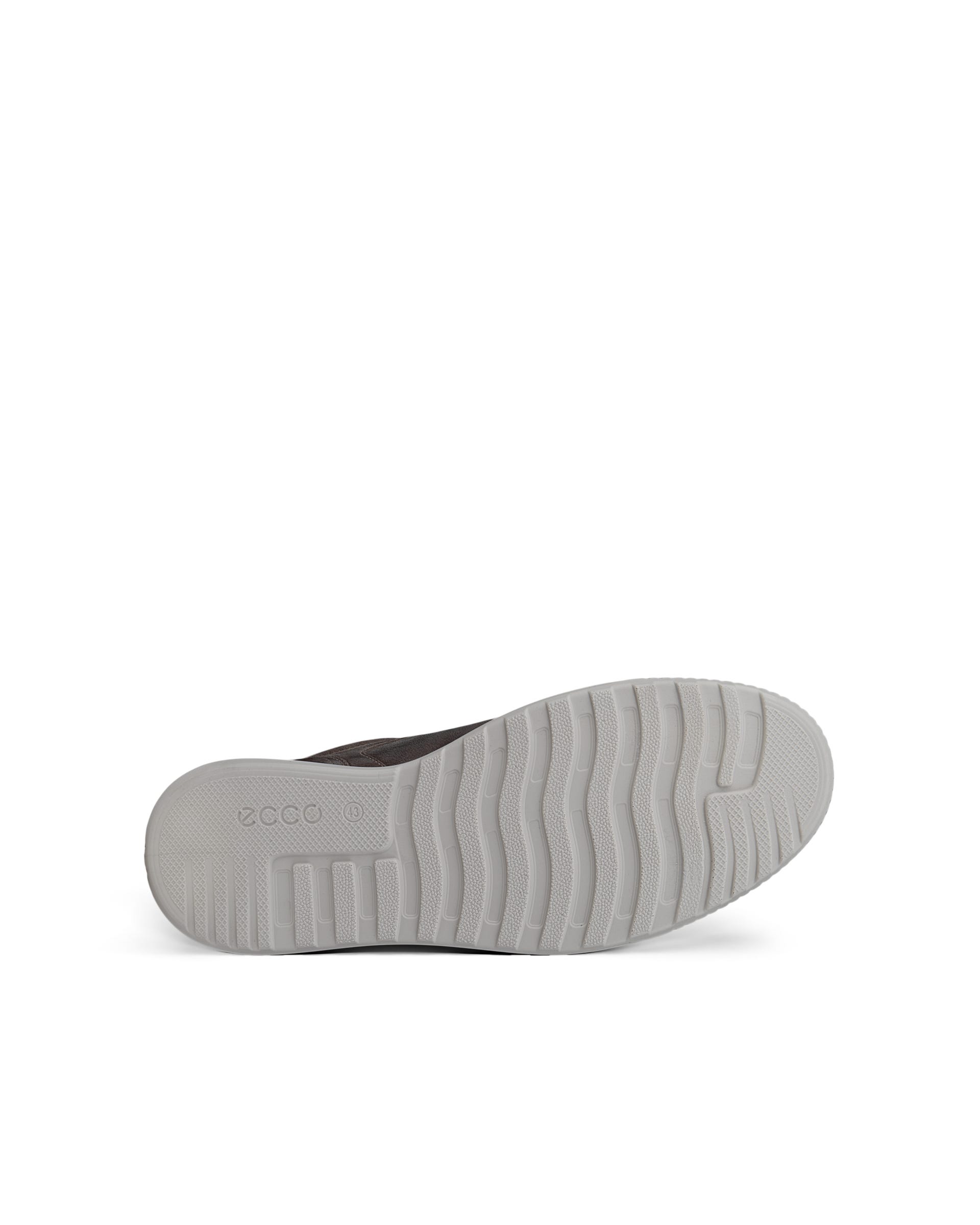 ECCO® BYWAY chaussures à lacet en nubuck pour homme - Gris - Outside