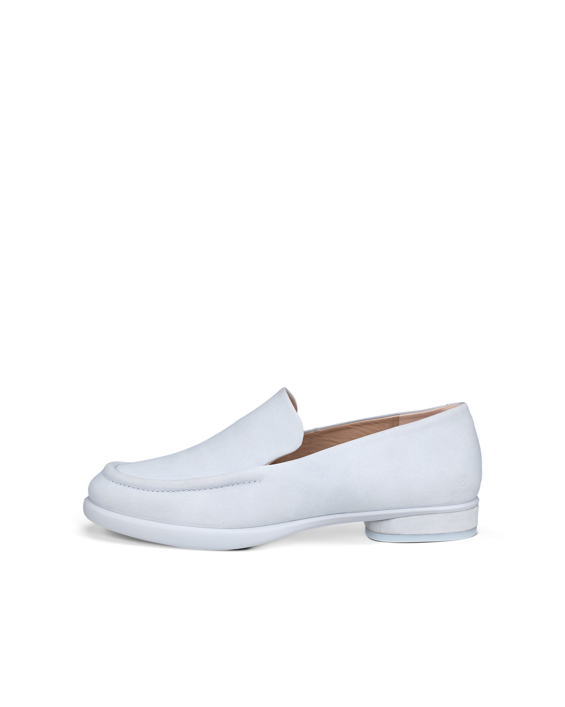 Women's ECCOยฎ Sculpted LX Leather Moccasin - Blue - Outside