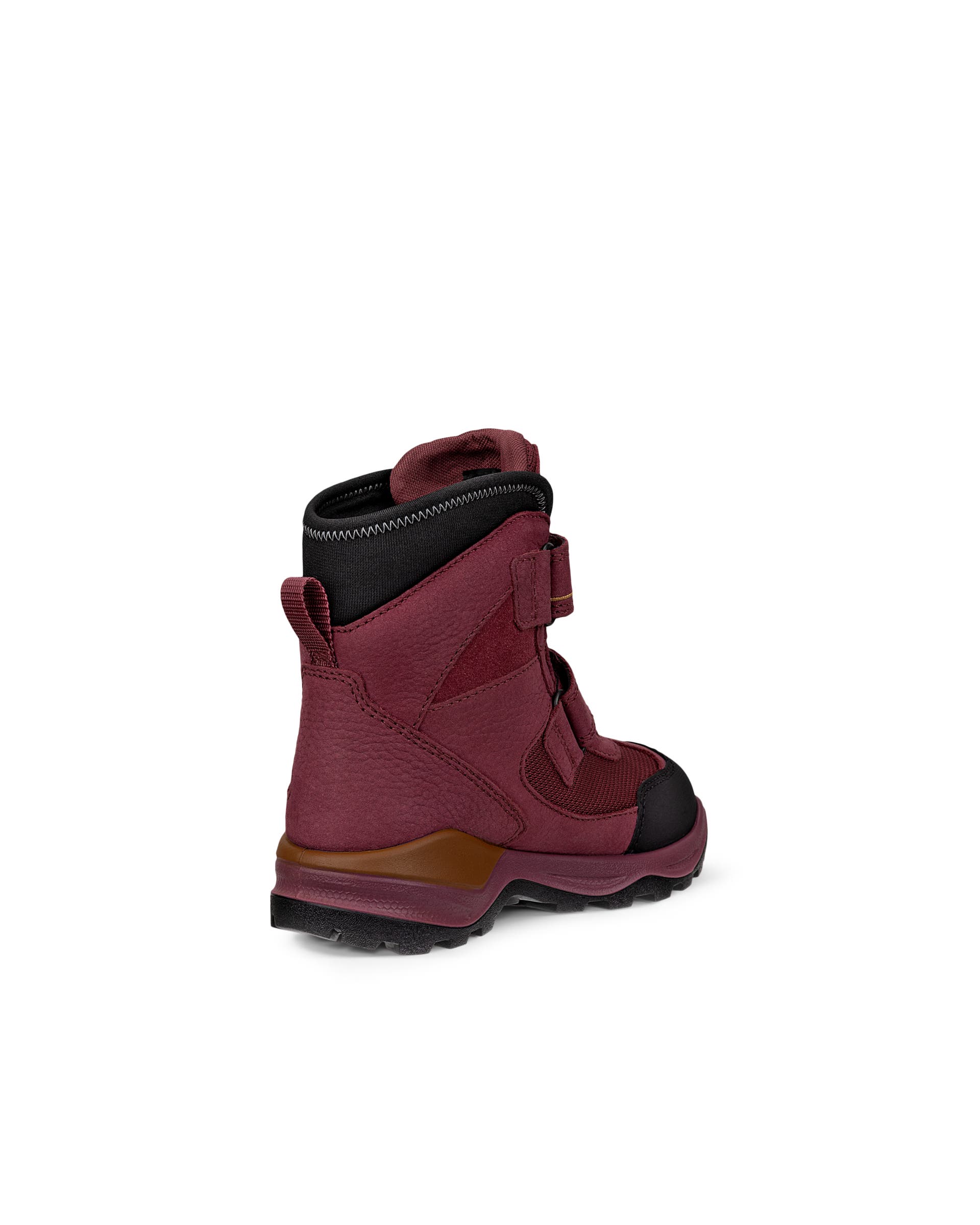 Dziecięce wodoodporne nubukowe buty zimowe ECCO® SNOW MOUNTAIN - Różowy - Back
