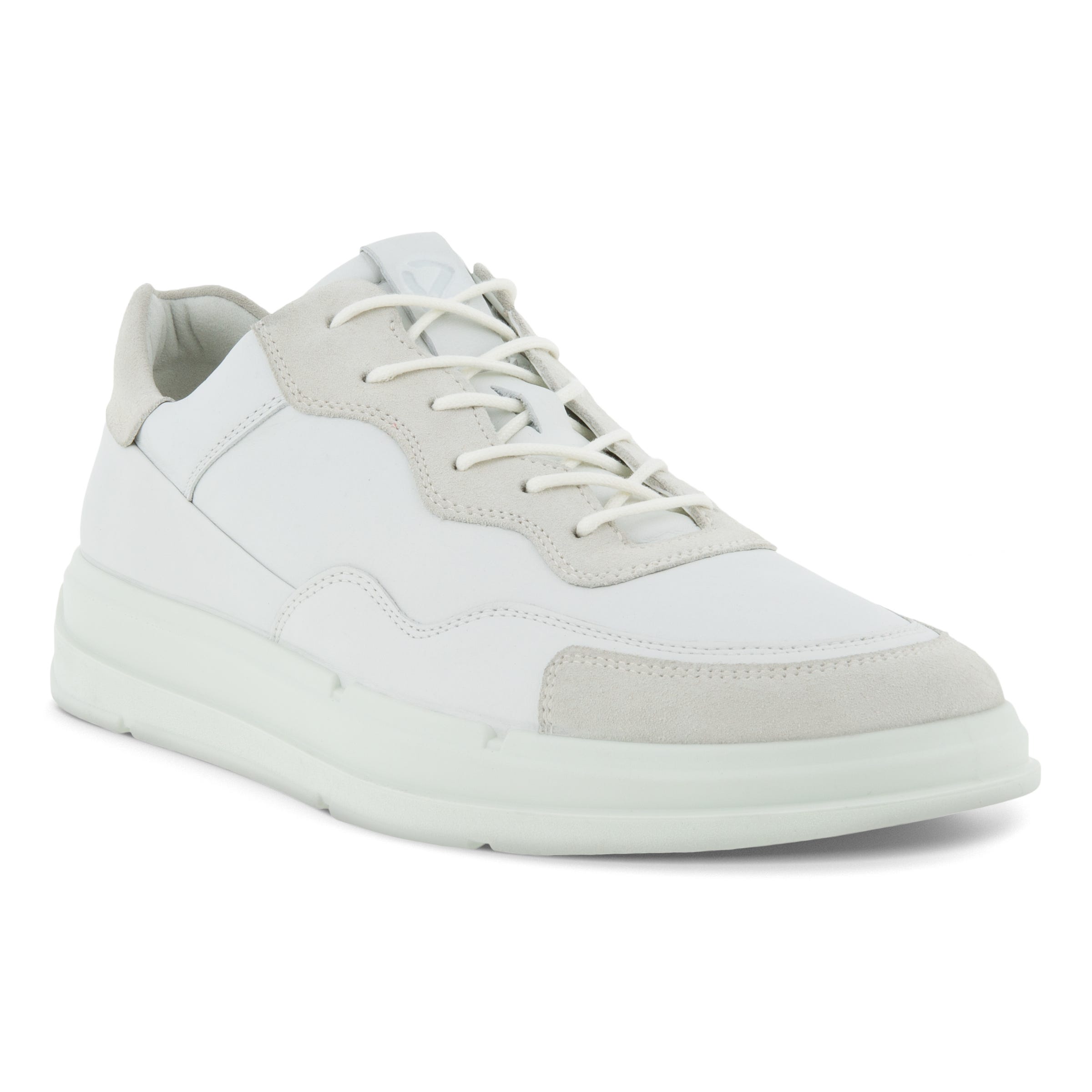 ECCO Soft X メンズ レザースニーカー | ホワイト