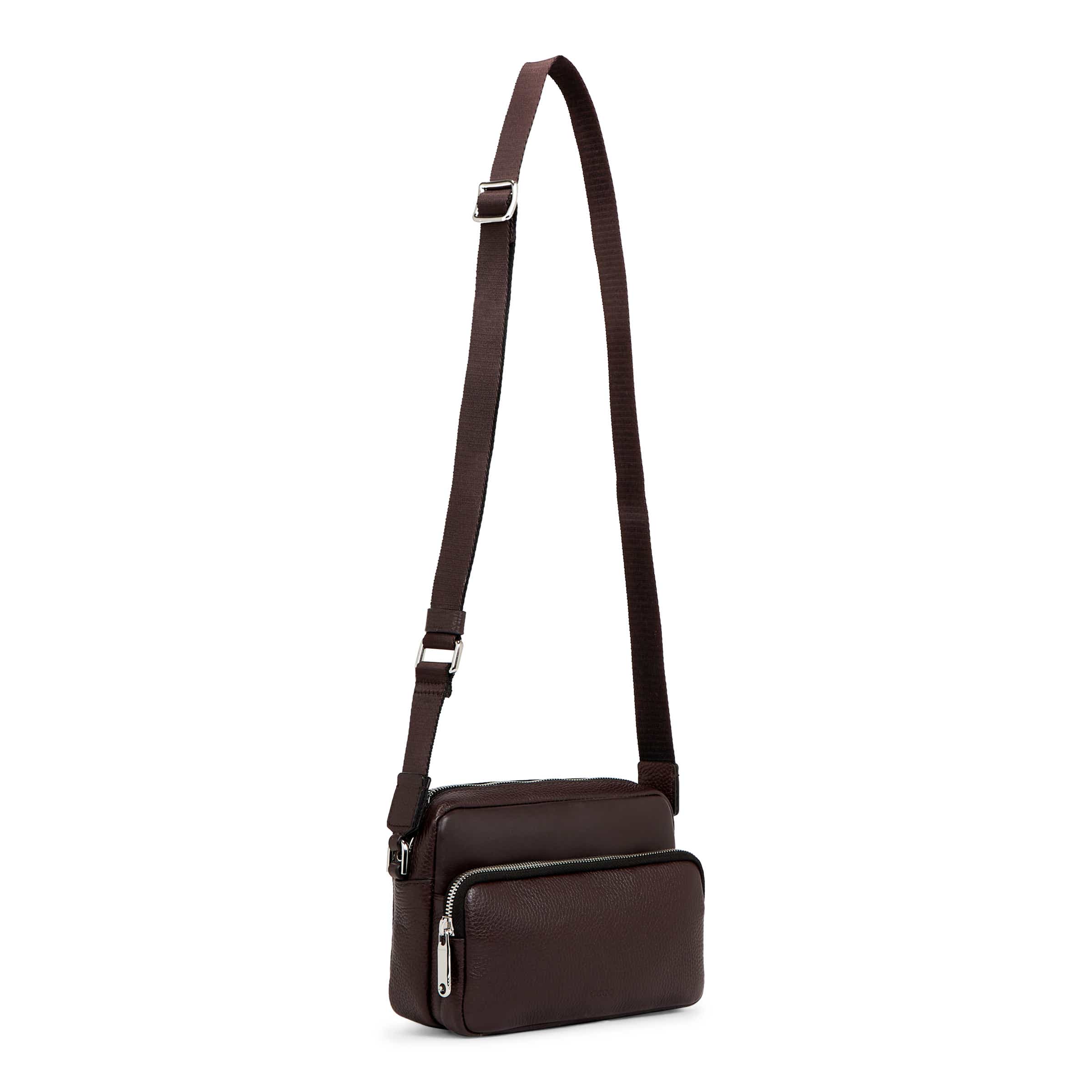 ECCO® Camera Bag Leather Camera Bag - Brown - Main
