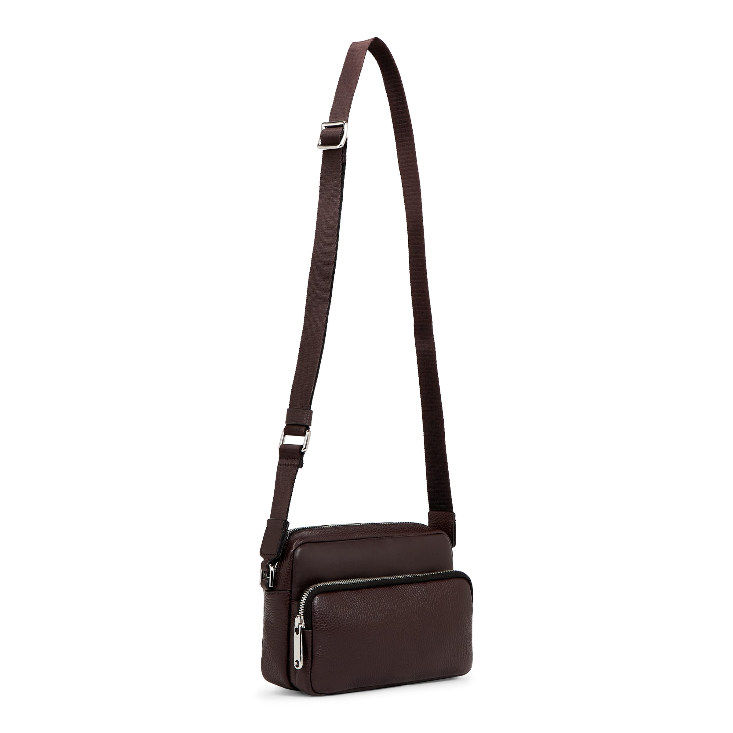ECCO® Camera Bag Leather Camera Bag - Brown - Main