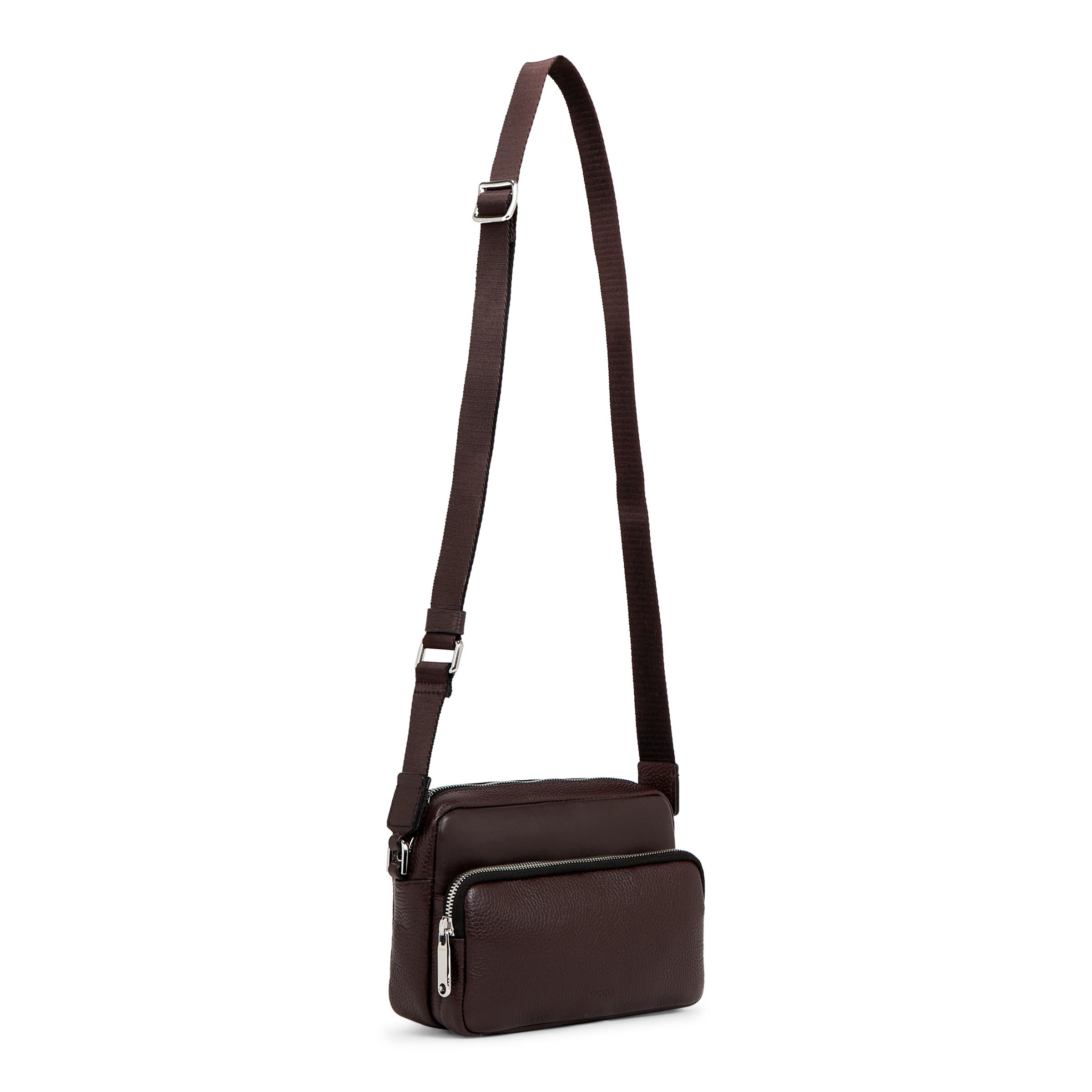 ECCO® Camera Bag Leather Camera Bag - Brown - Main