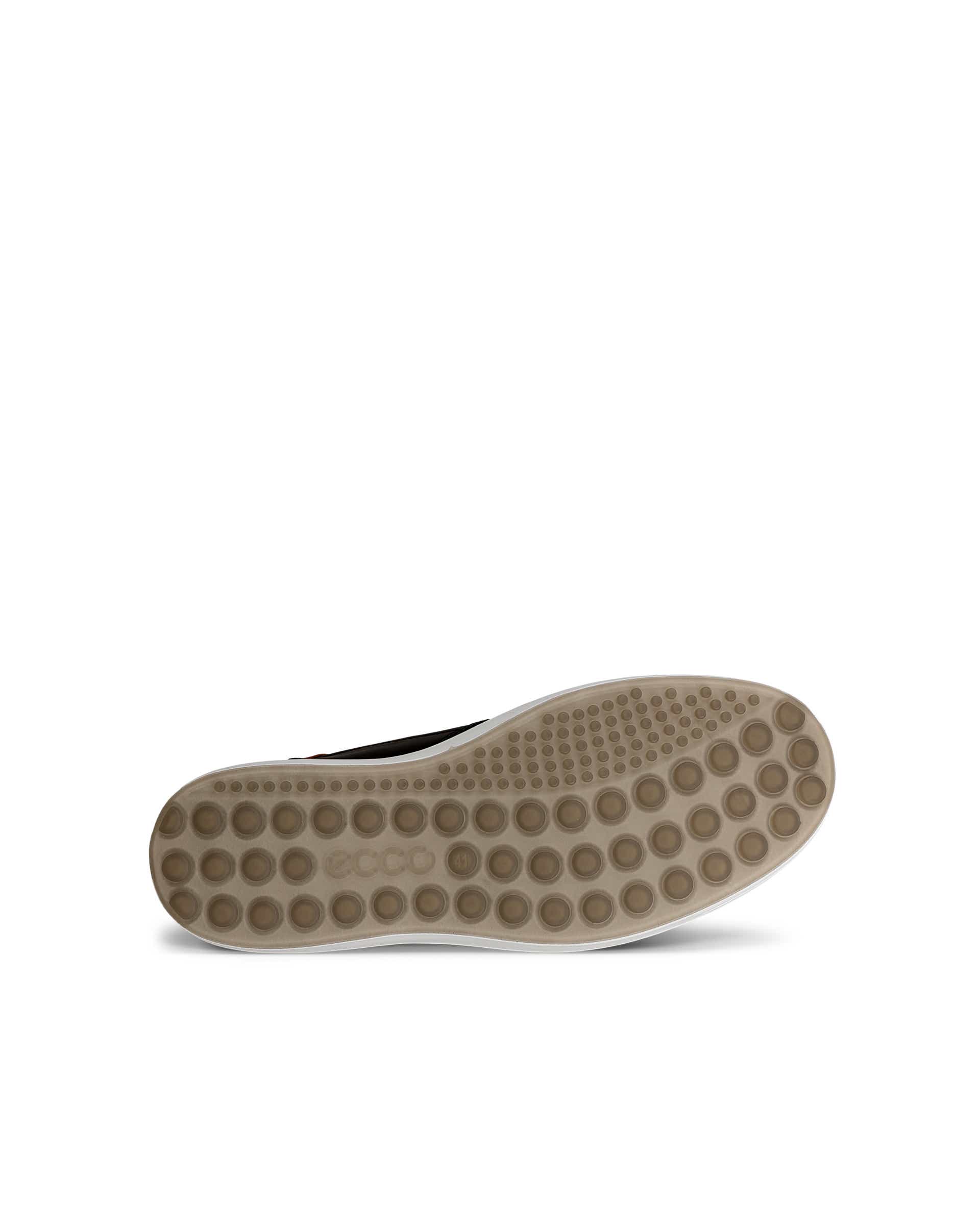 Ténis couro homem ECCO® Soft 7 - Preto - Sole