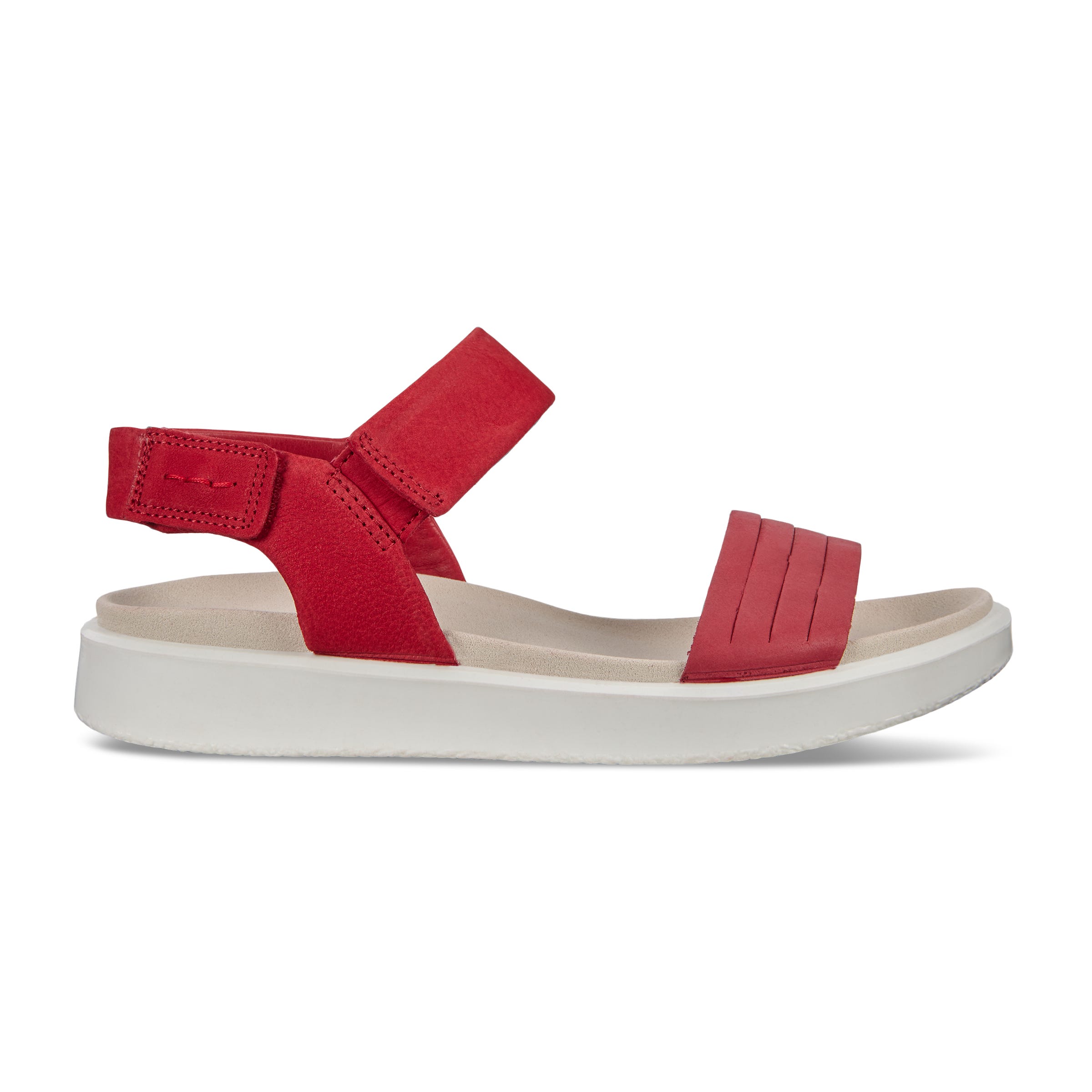 ECCO Women's Flowt Sandals - Red - Outside