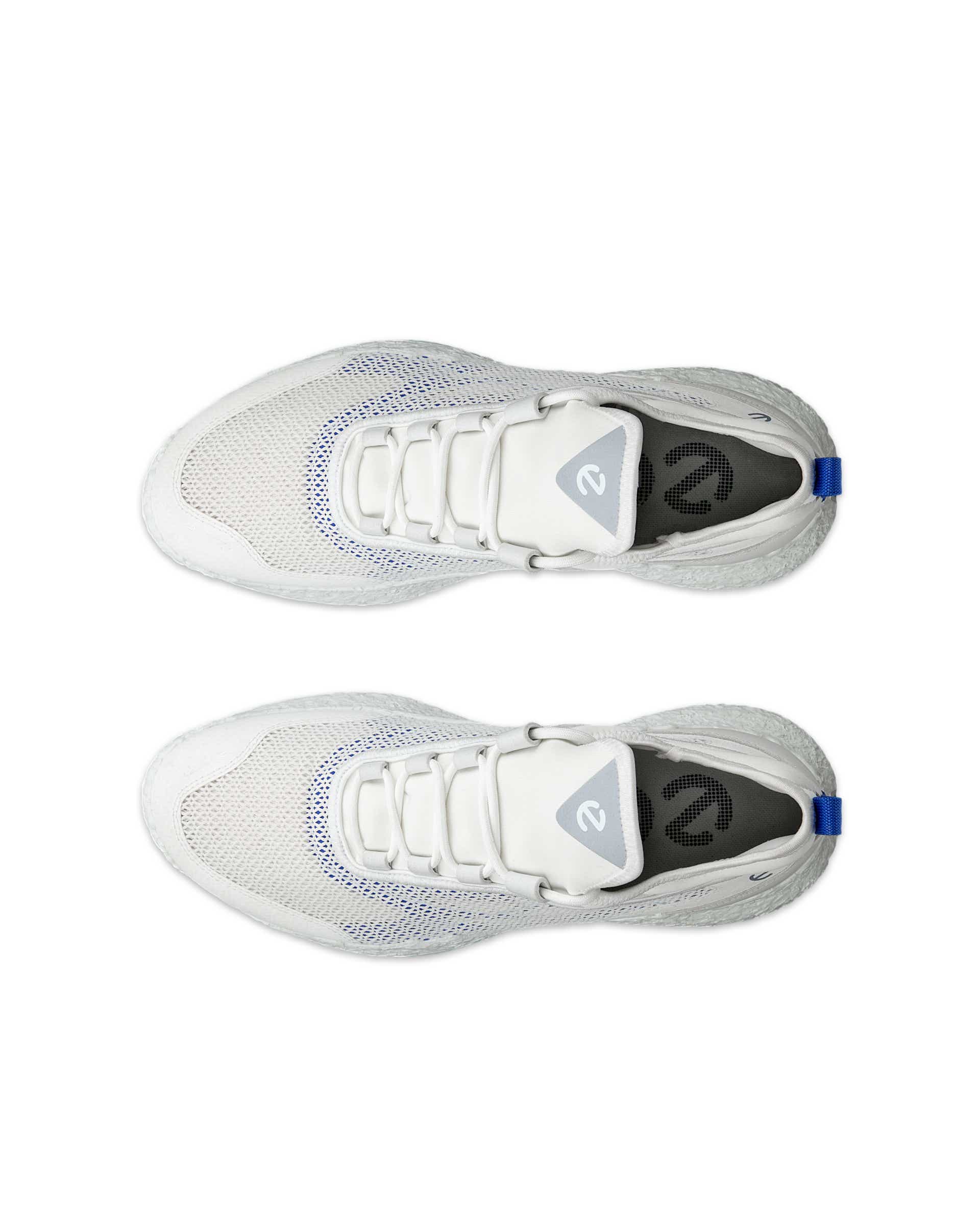 ECCO® Golf BIOM H5 muške tekstilne cipele za golf - Bijela - Top left pair