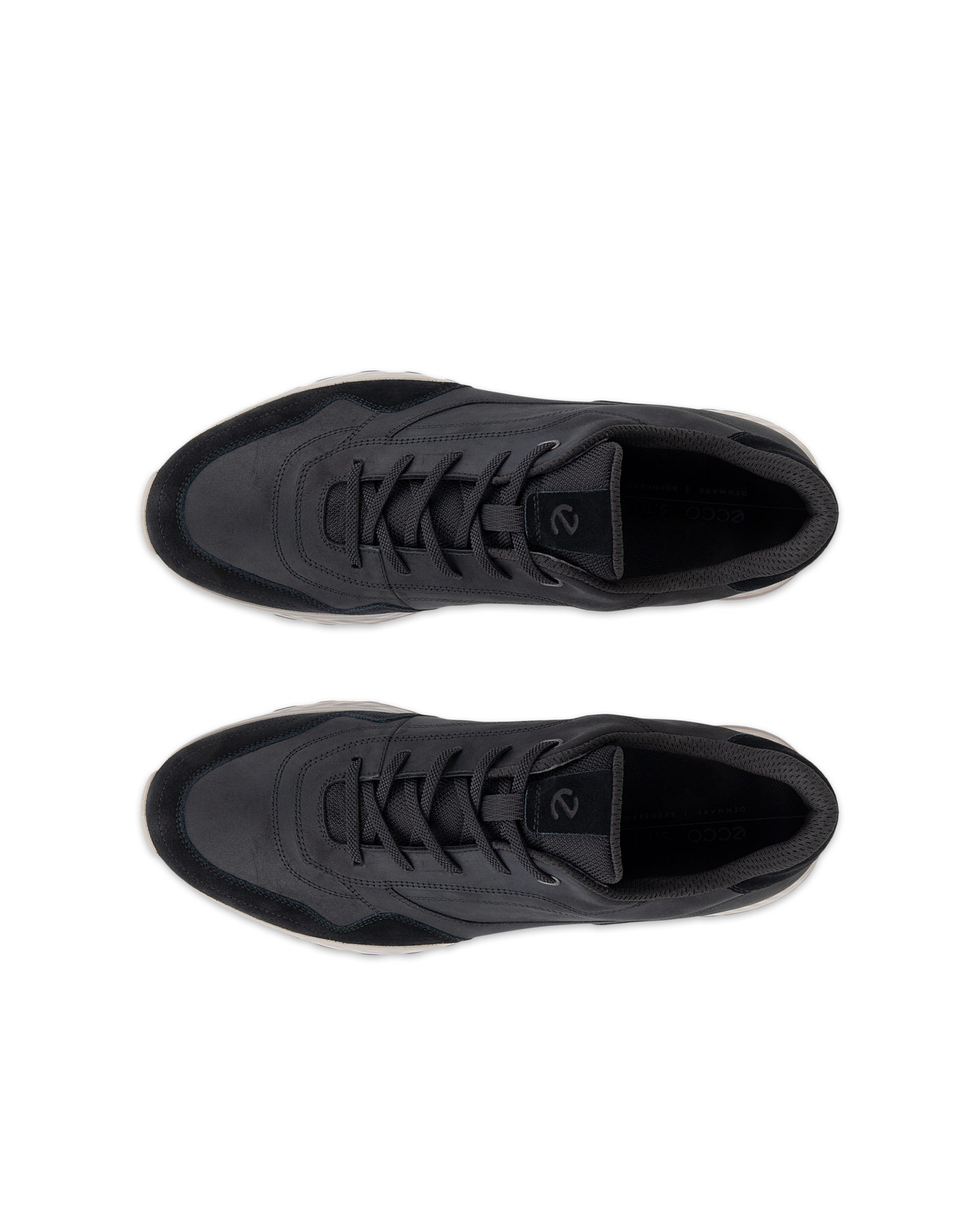 ECCO® EXOSTRIDE Herren Sneaker aus Nubukleder - Schwarz - Outside