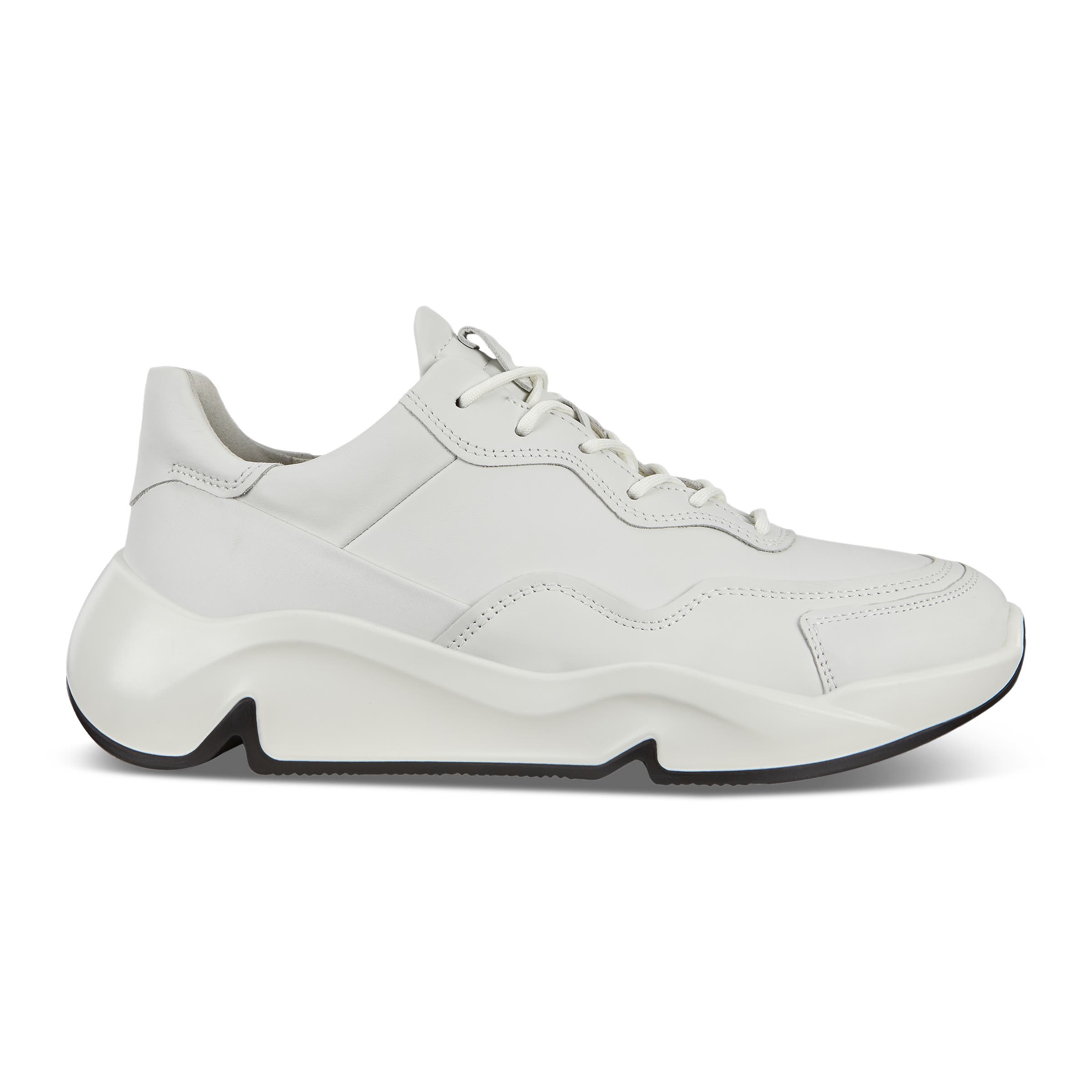 ECCO Chunky Sneaker Men's Shoe - White - Outside